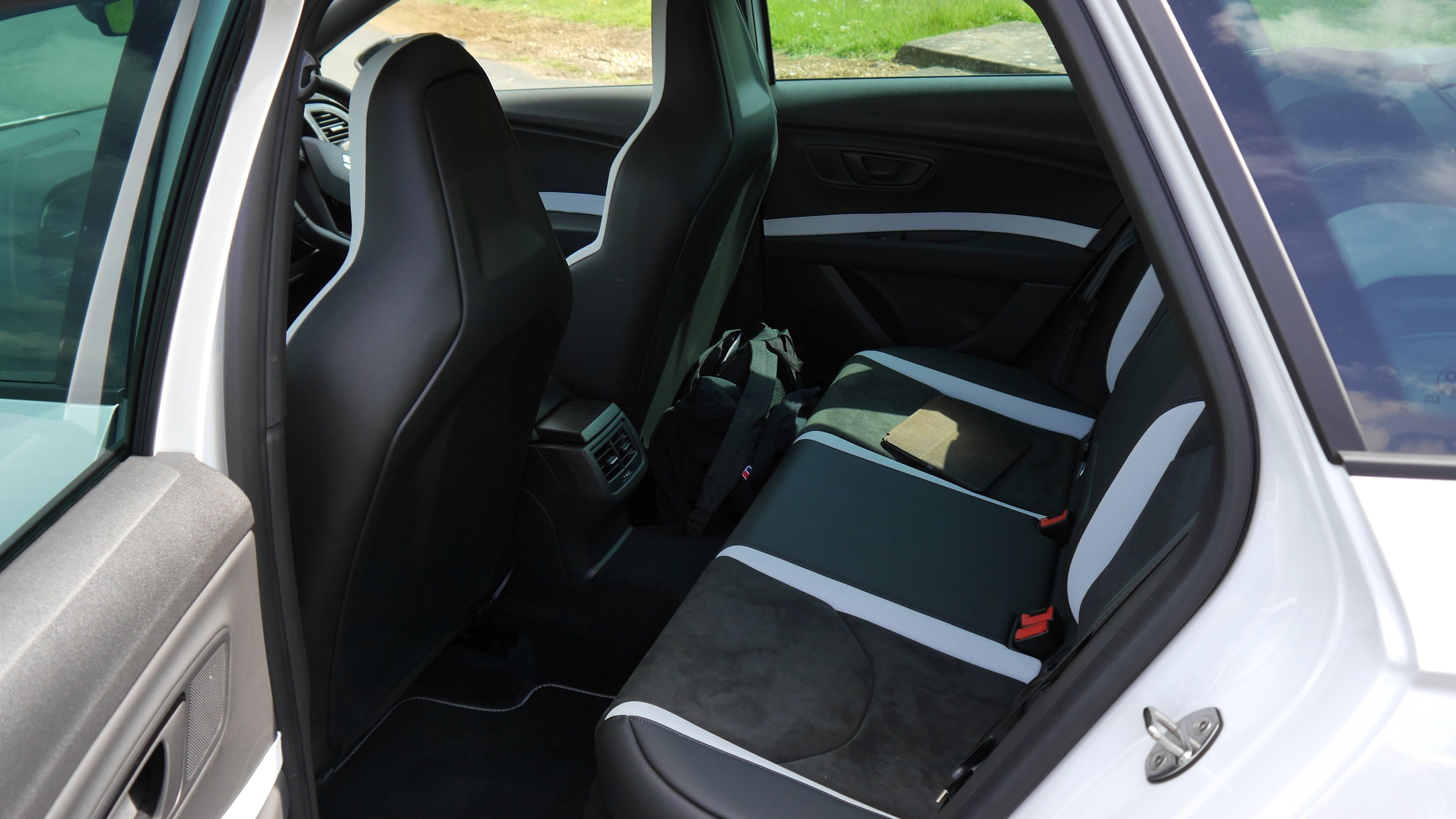 Comfortable front sports seats eat into rear legroom