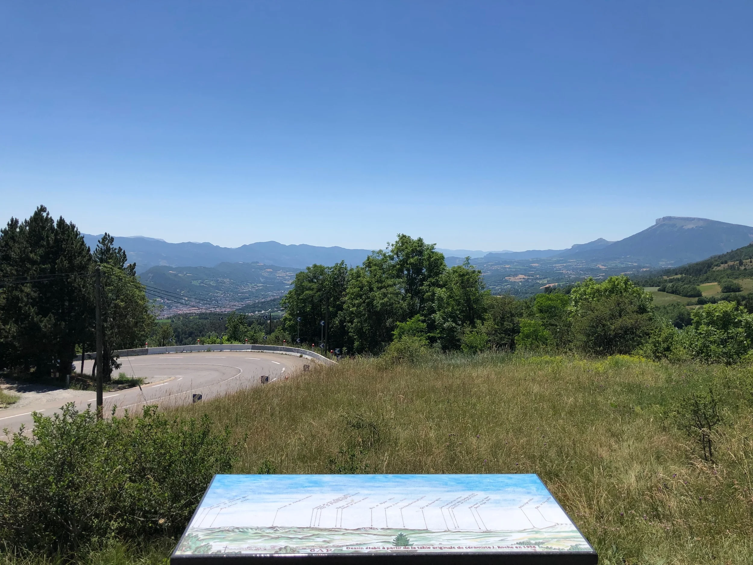 SillOn de Gap from the Col Bayard