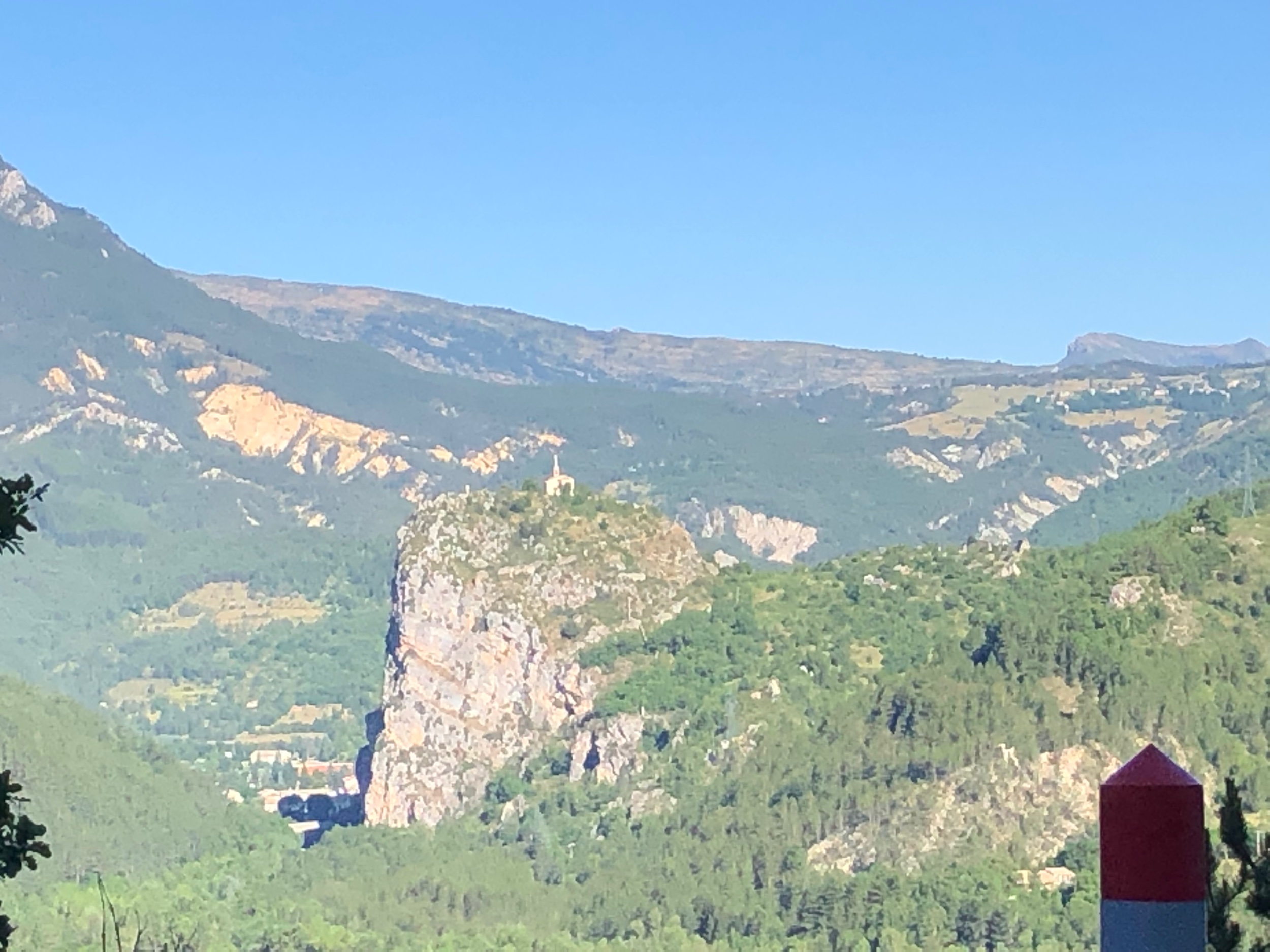 Chapelle Notre Dame du Roc, if you look closely.