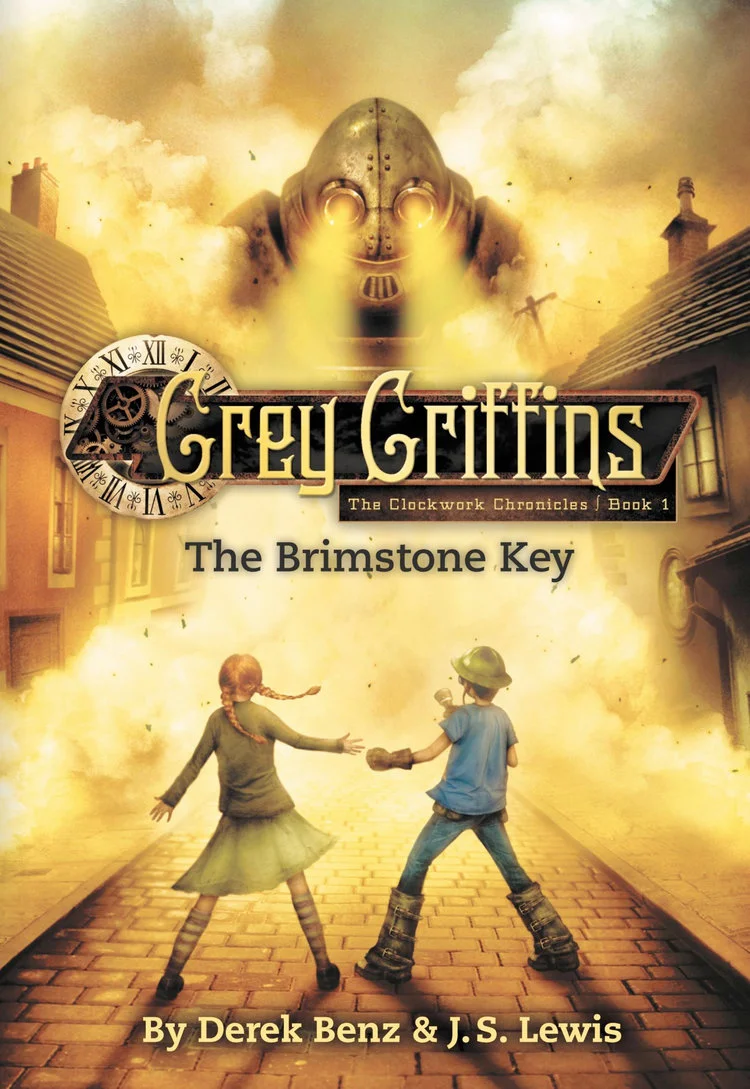 Grey Griffins: The Brimstone Key by Derek Benz & J.S. Lewis Designed by Ben Mautner for Little, Brown Illustrated by Vincent Chong