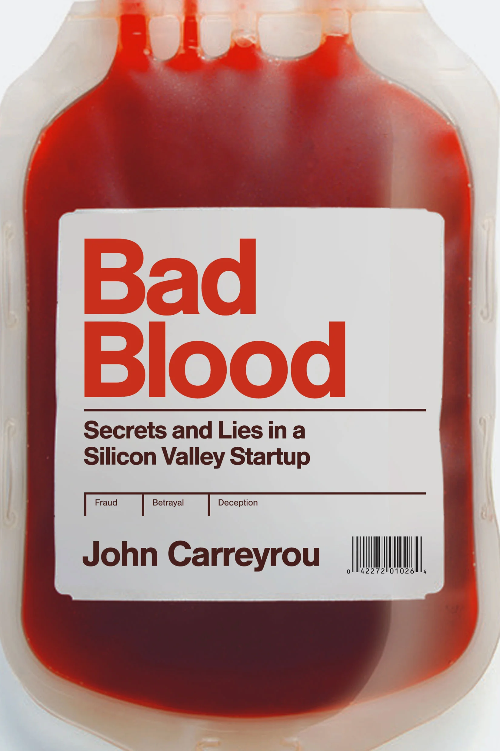 Bad Blood by John Carreyrou Designed by Ben Mautner for One Hour Covers