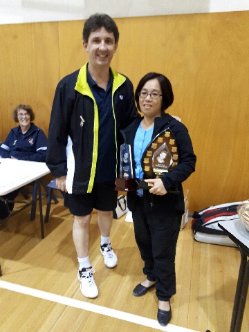 Meng Fong 2016 award recipient is Ly Ming - the friendly face you see greeting people and collecting door fees on Friday nights at Sturt Badminton Academy sessions. Thank you Ly for your courtesy, assistance to the Club and its members, enthusiasm and dedication.