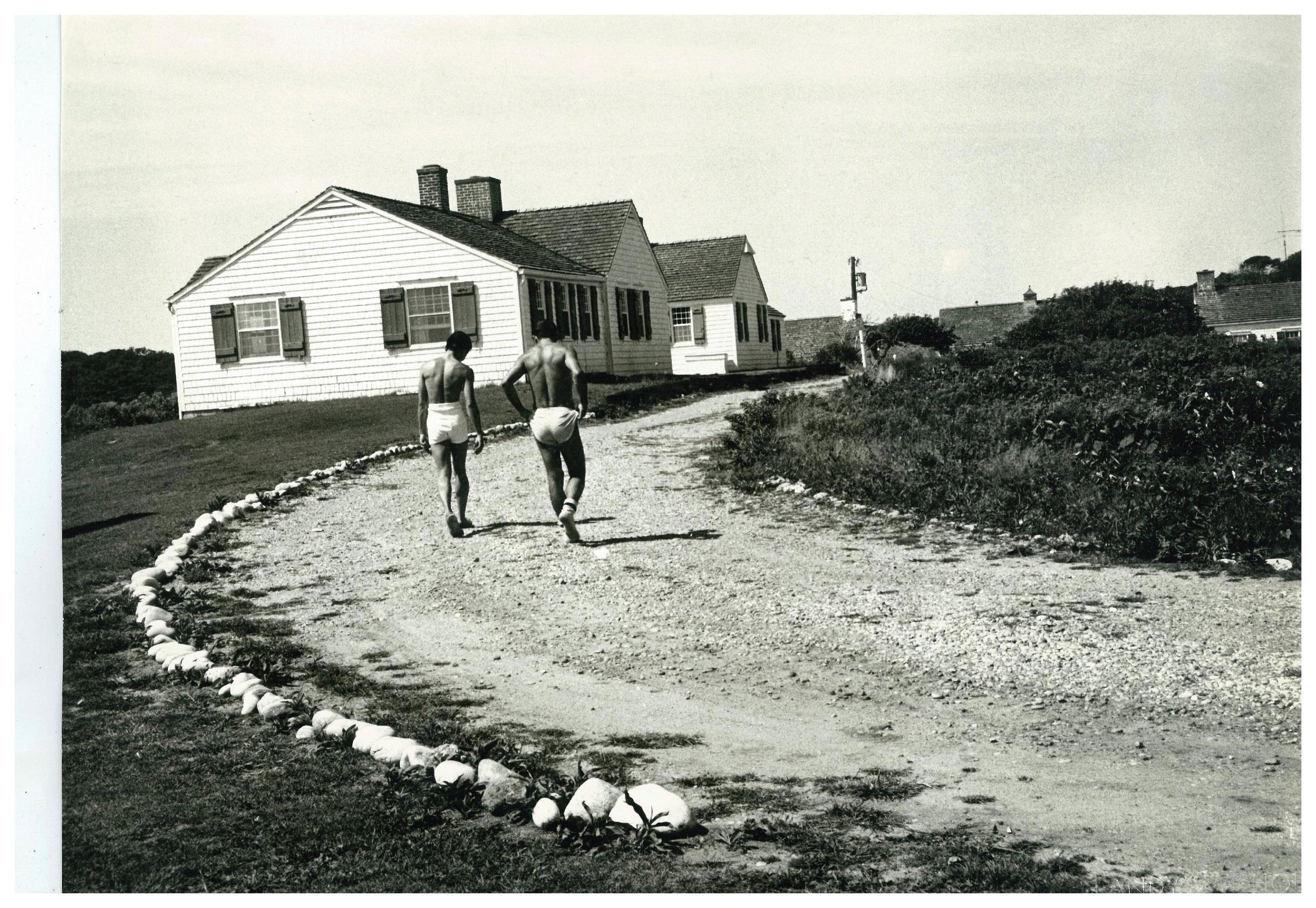 AW.000017 Andy Warhol Estate in Montauk with Two Men Walking.jpg