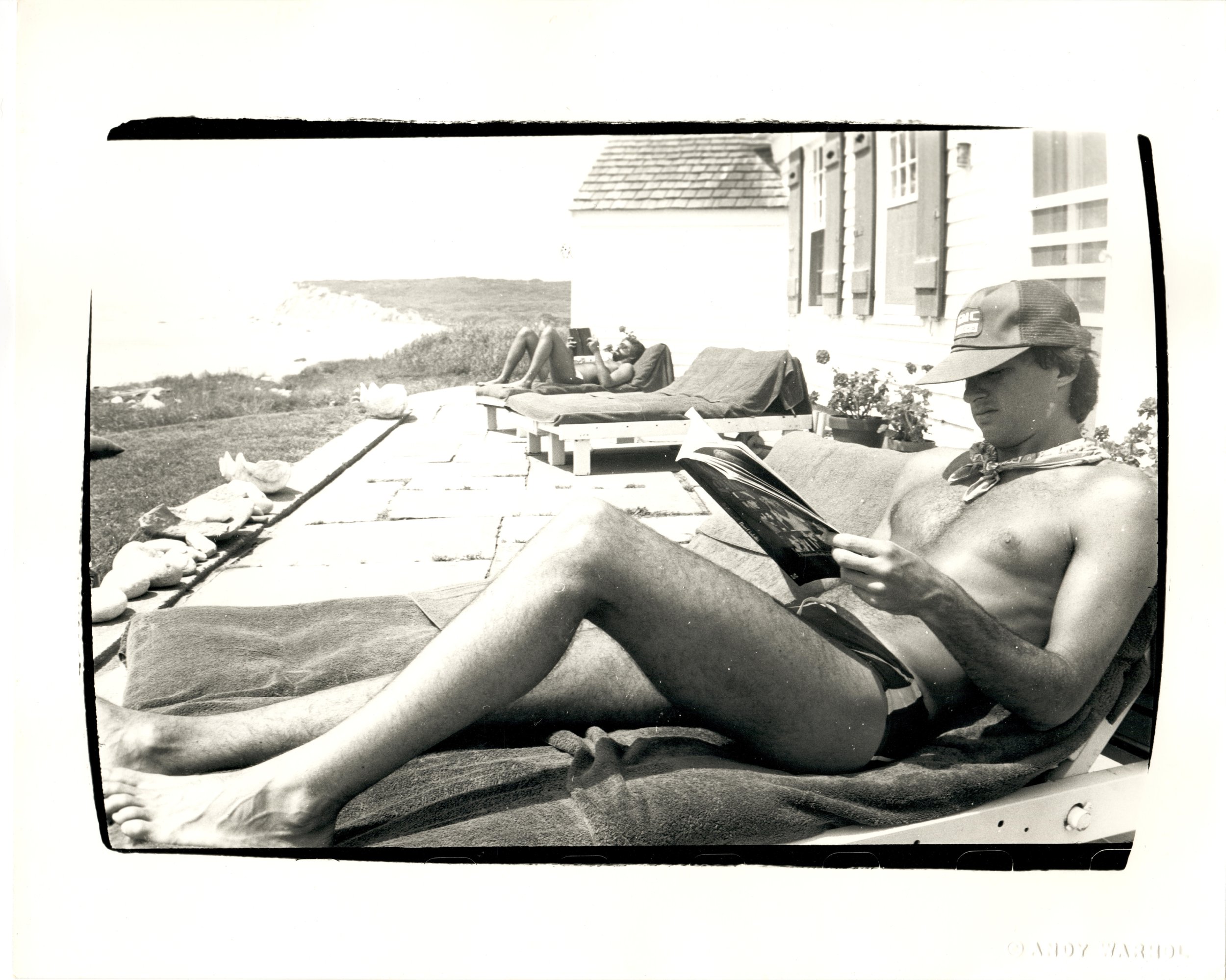 Jon Gould Sunbathing in Montauk, 1981