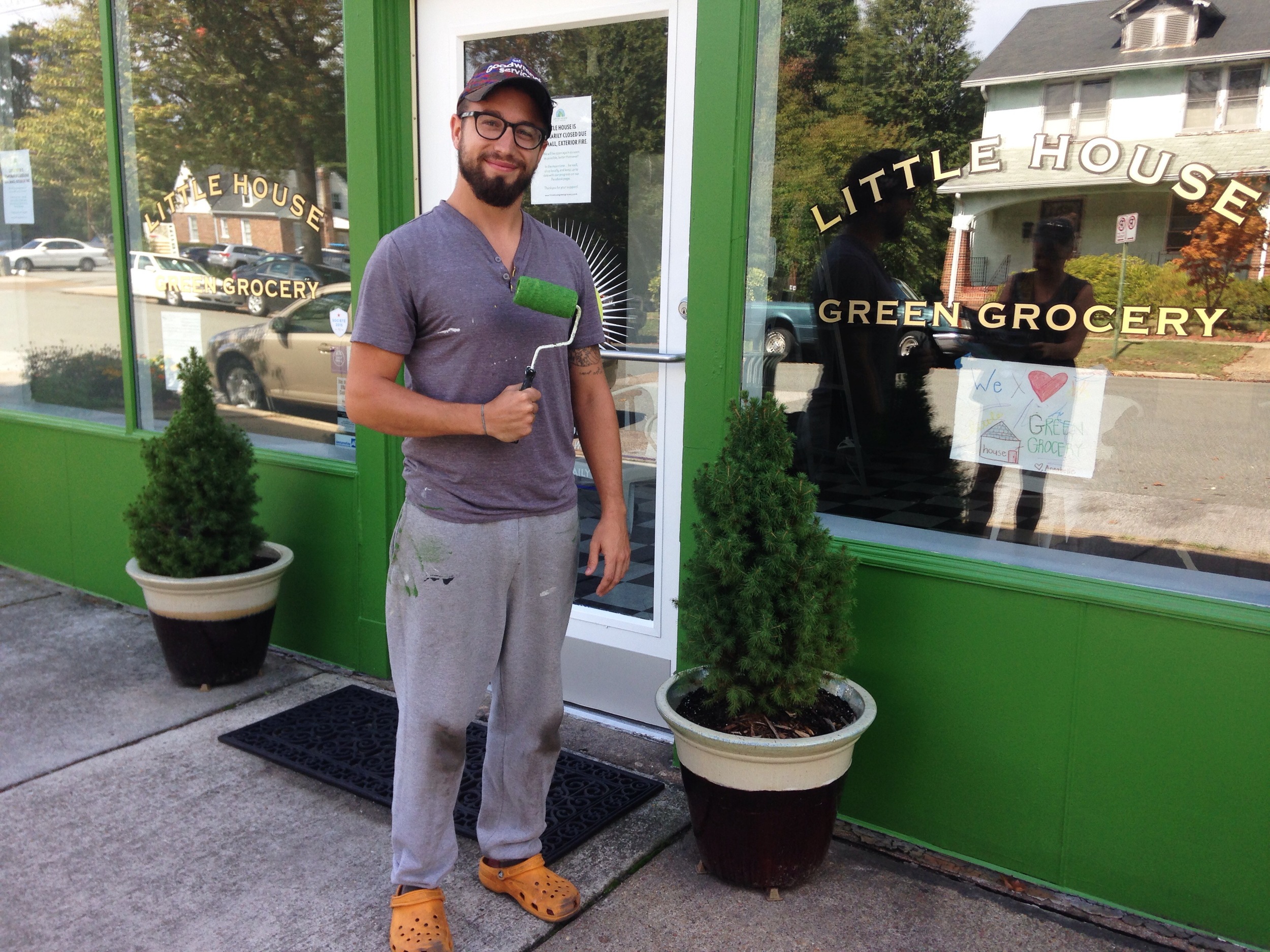 A new coat of paint on the storefront feels like a new beginning!