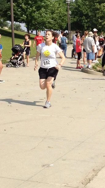 This is me rushing toward Marathon with important news for the emperor... 