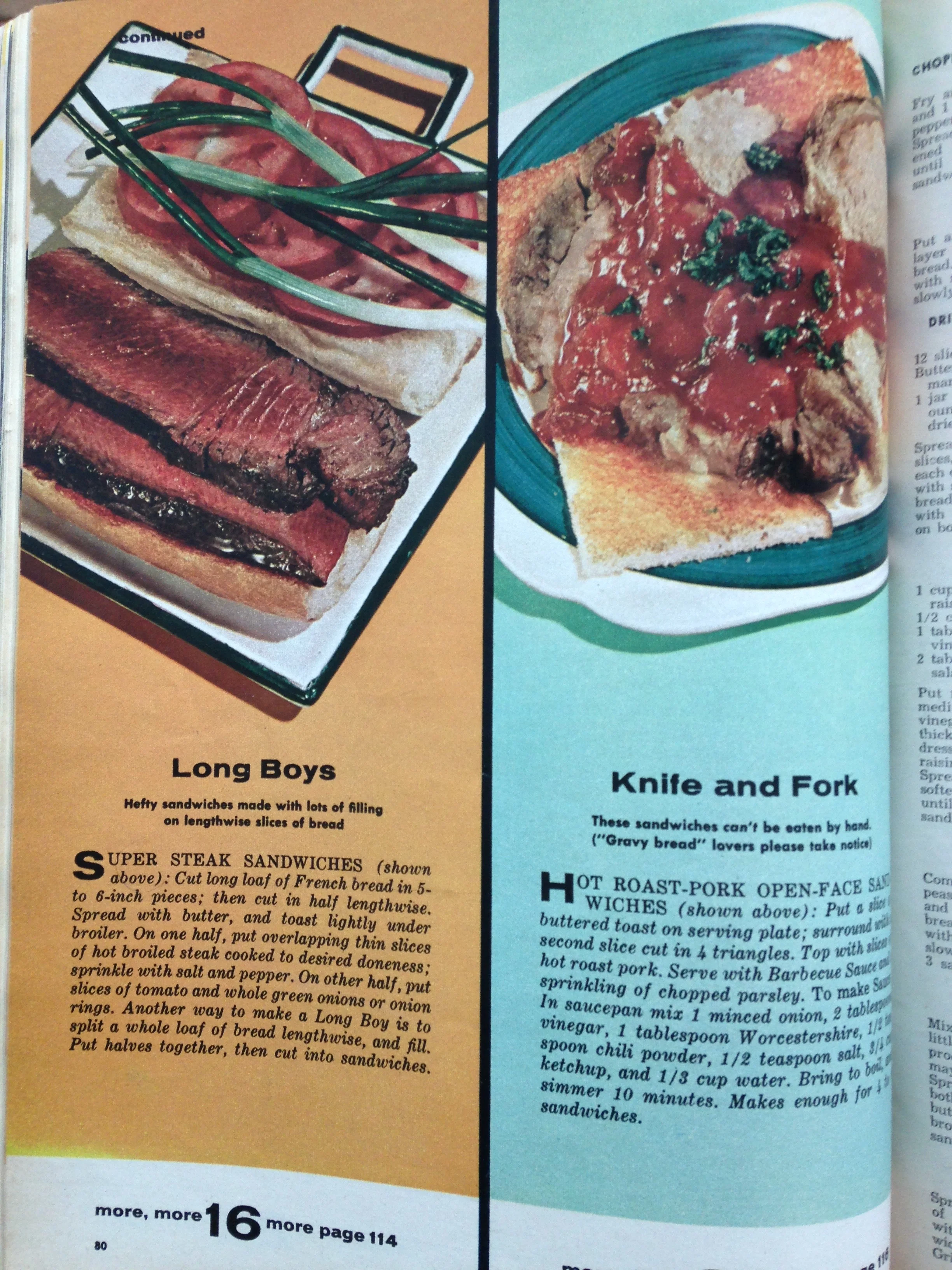 …these! Notice how “gravy bread” lovers are urged to take note. For some reason I’m reminded of my mother’s comment: “It looks like someone already ate it.”