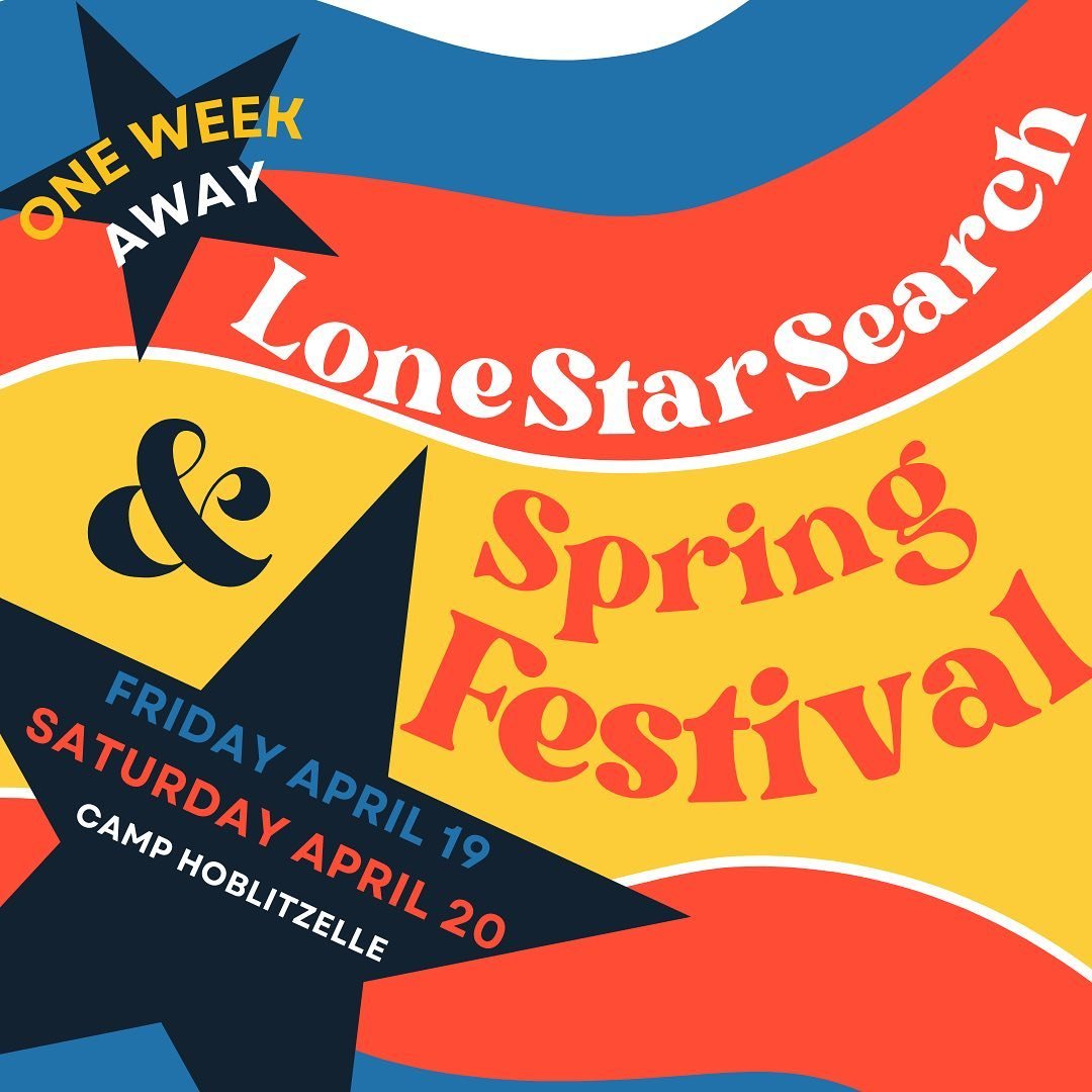 It&rsquo;s time to get excited y&rsquo;all we&rsquo;re one week away from Lone Star Search and Spring Festival!! 

Soloists and judges be on the lookout for some emails coming your way👀 

We&rsquo;re looking forward to seeing everyone&rsquo;s hard w