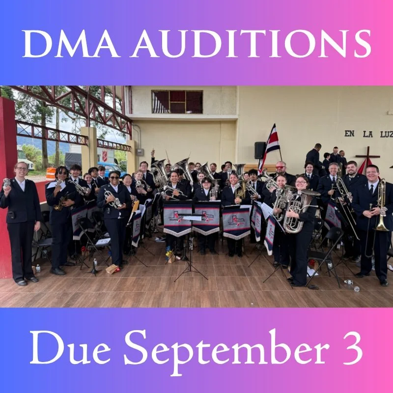 Audition information is out (link in bio)... send in your videos and submit your participant information form by September 3. Happy practicing!