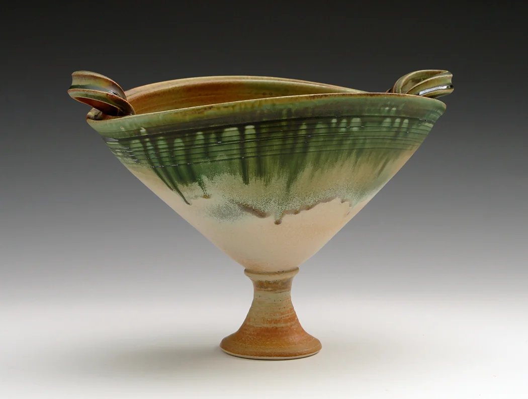 Footed bowl Clay 13” x 9” $120 