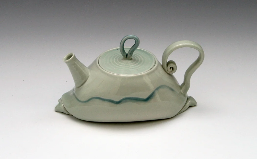 Teapot for one Clay 7” x 4” Sold