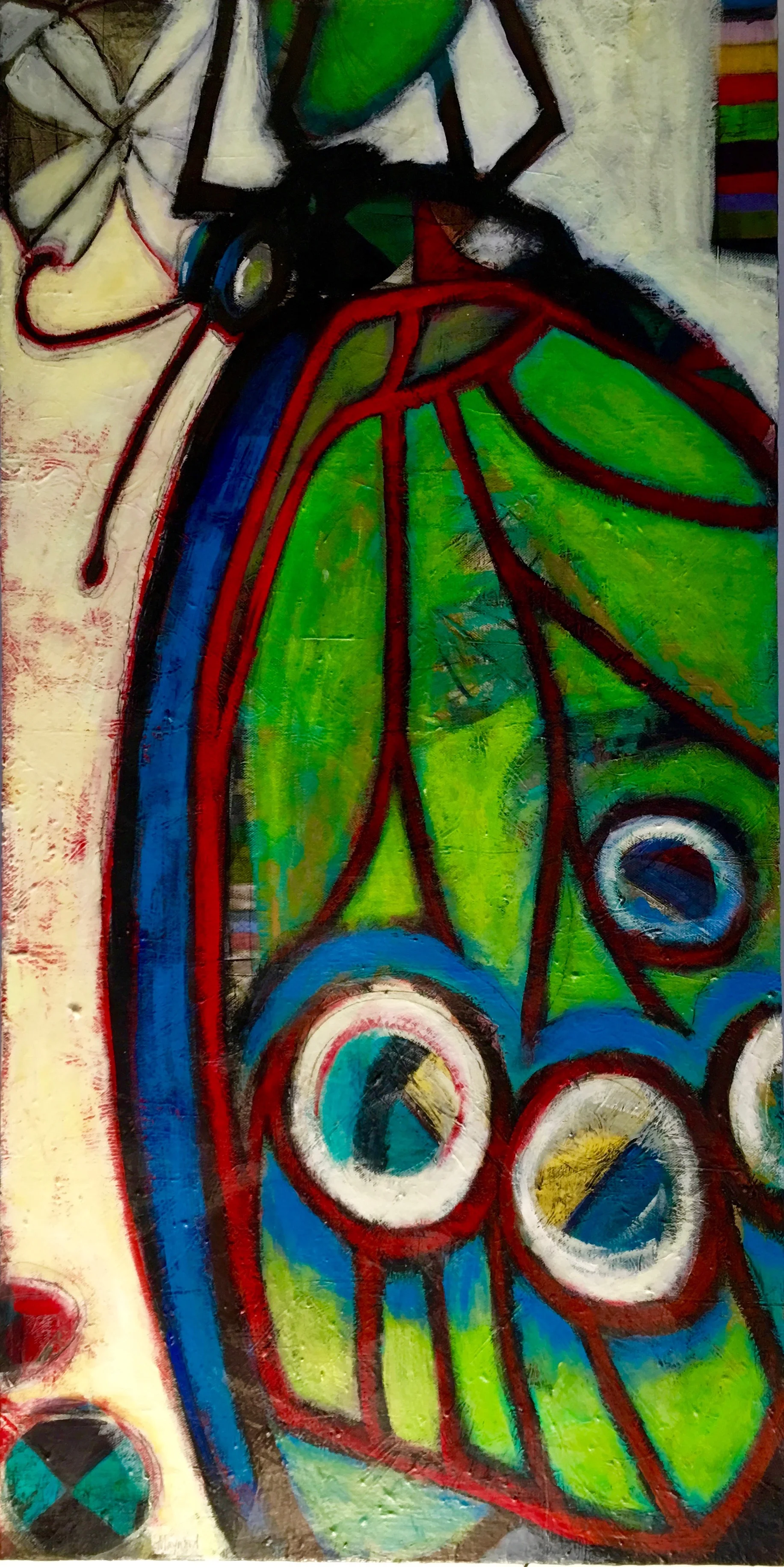 Farfalla Acrylic on canvas 18x36 $950