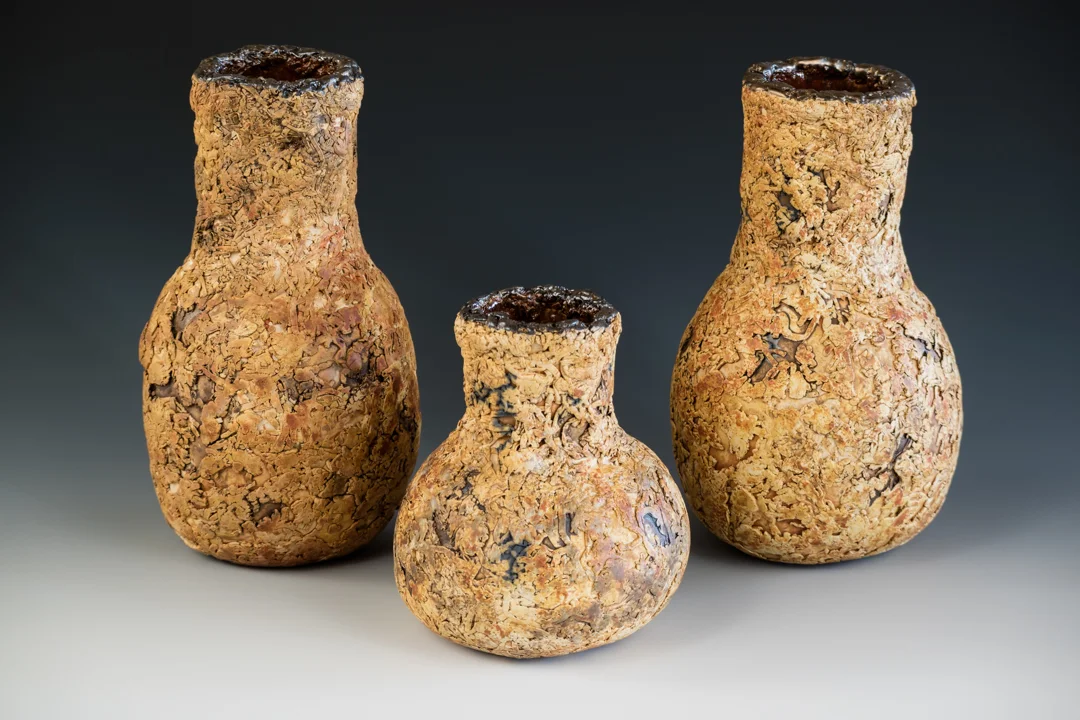 Textured vases $65 (small one) $95 (large one)