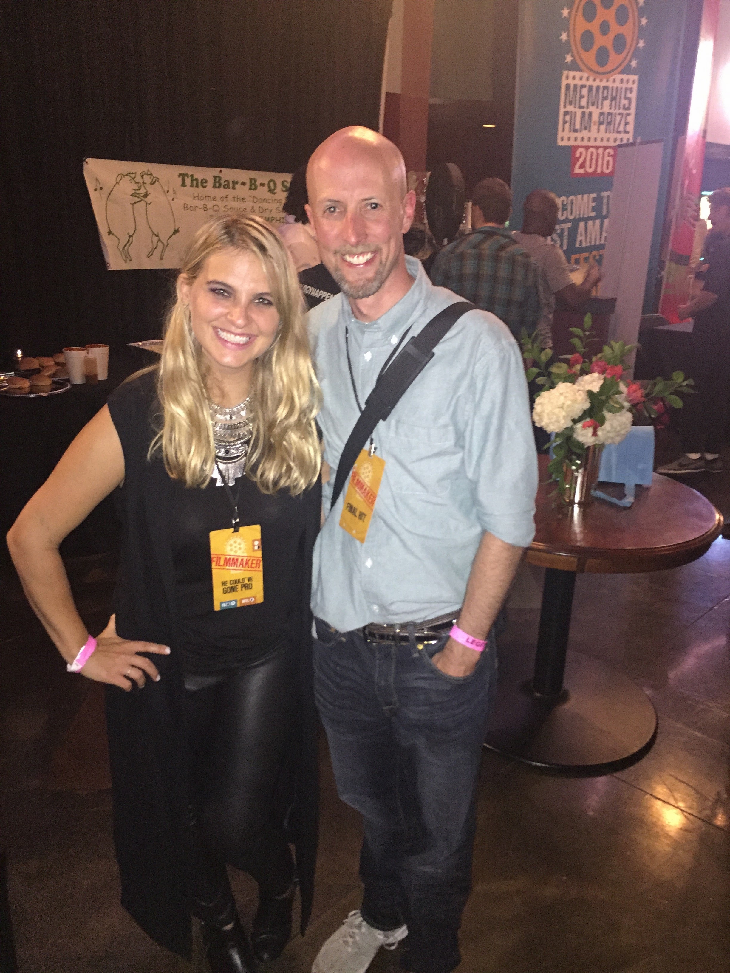  Standing with the very talented McGhee Monteith, the 2016 Grand Prize Winner. 