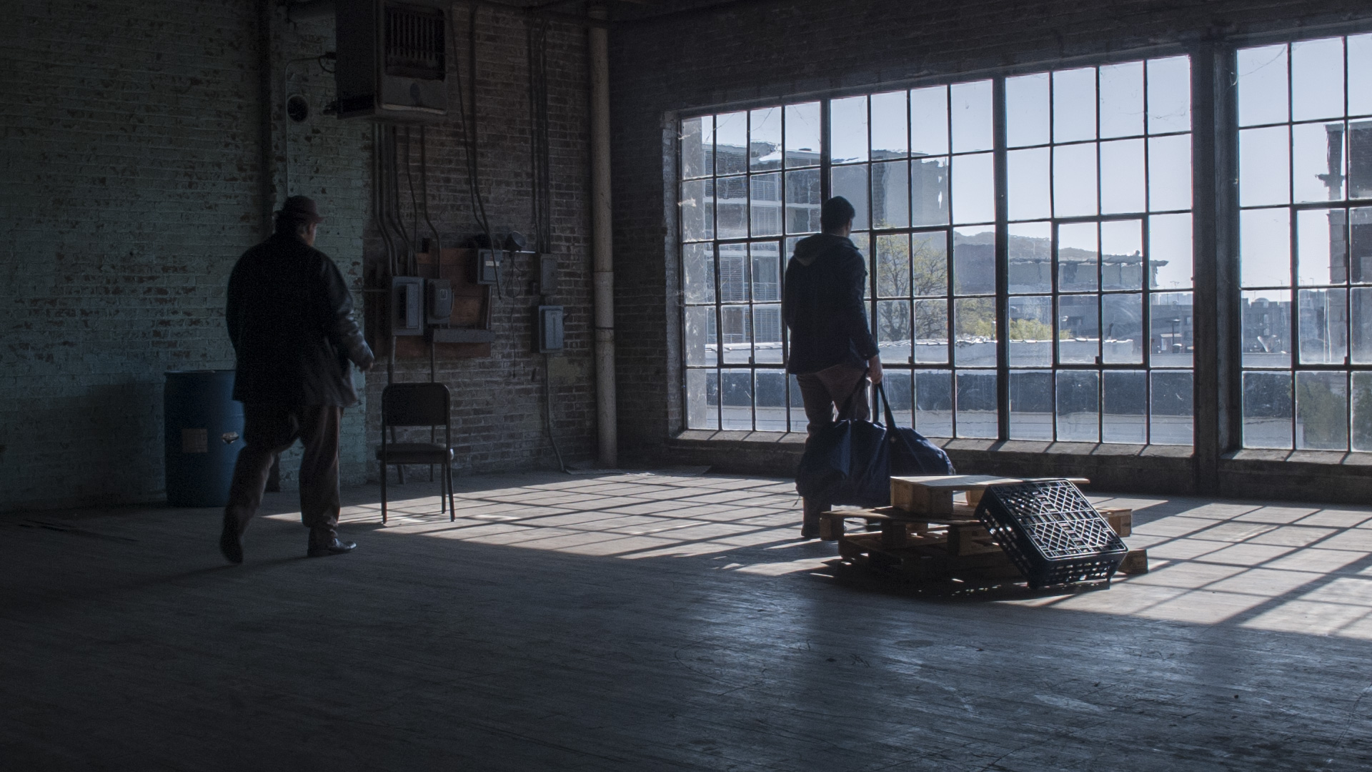 Still frame from my short film Final Hit