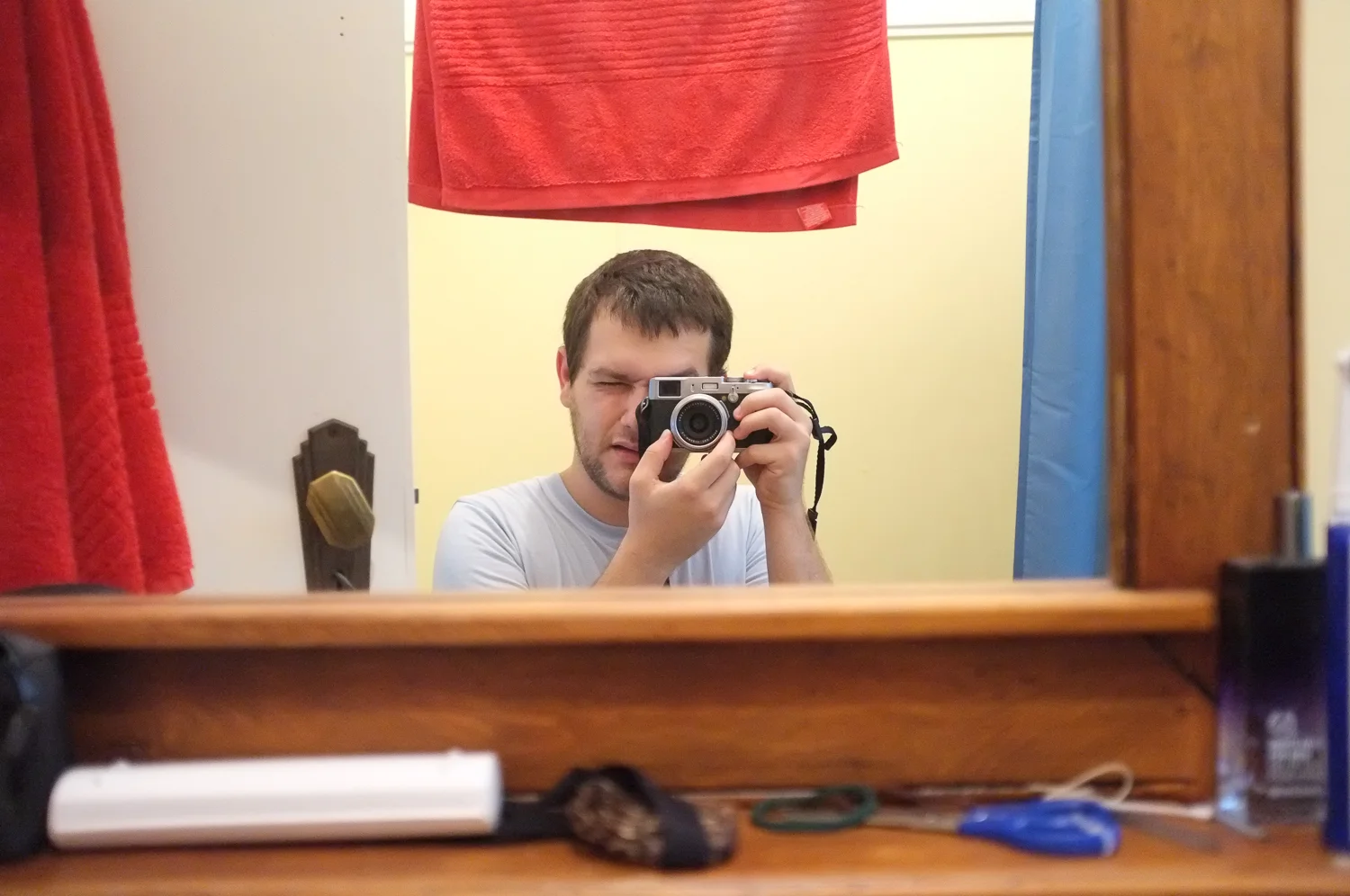 The 'Day One' selfie.