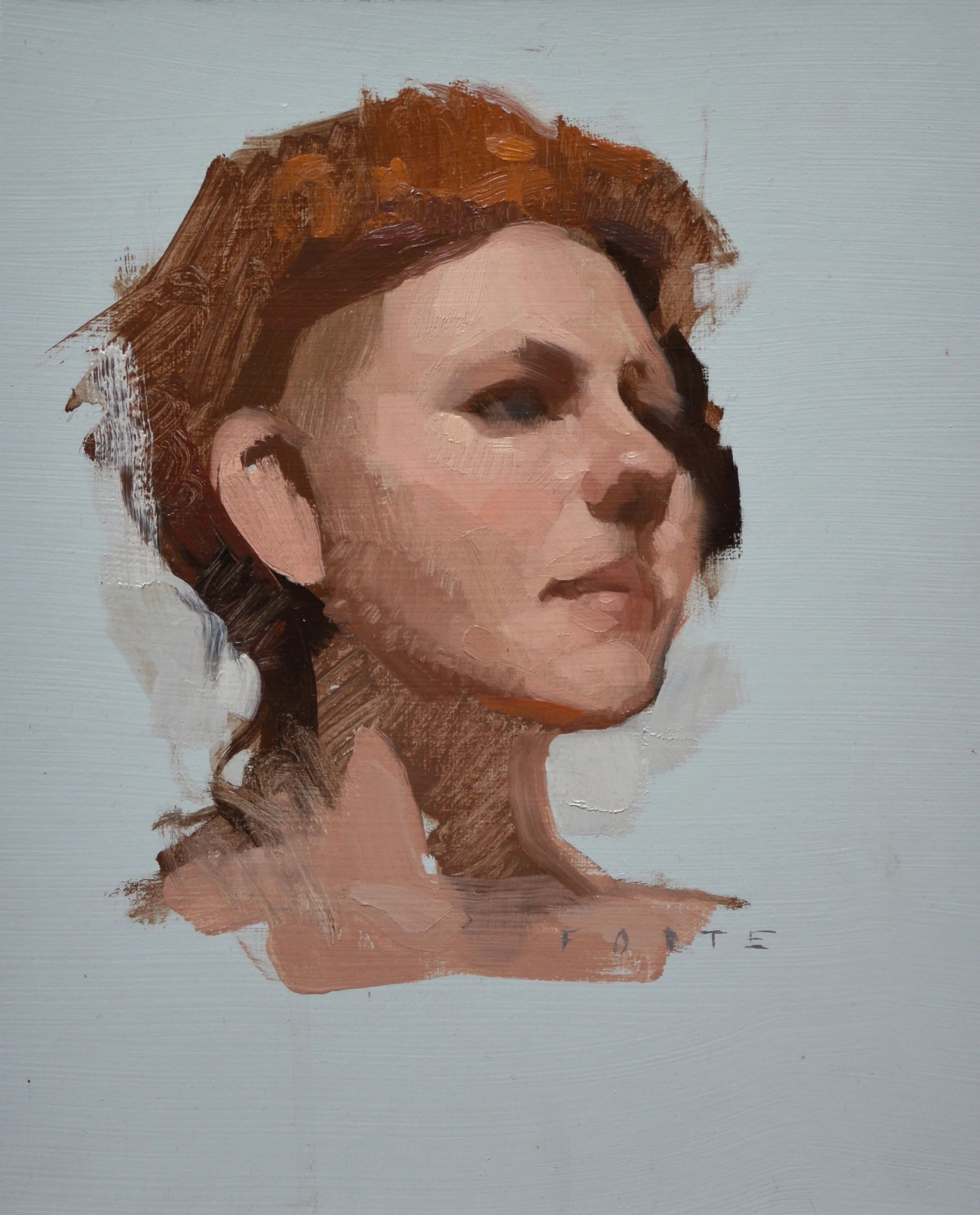 titine head study, oil on paper, 9x12.jpg