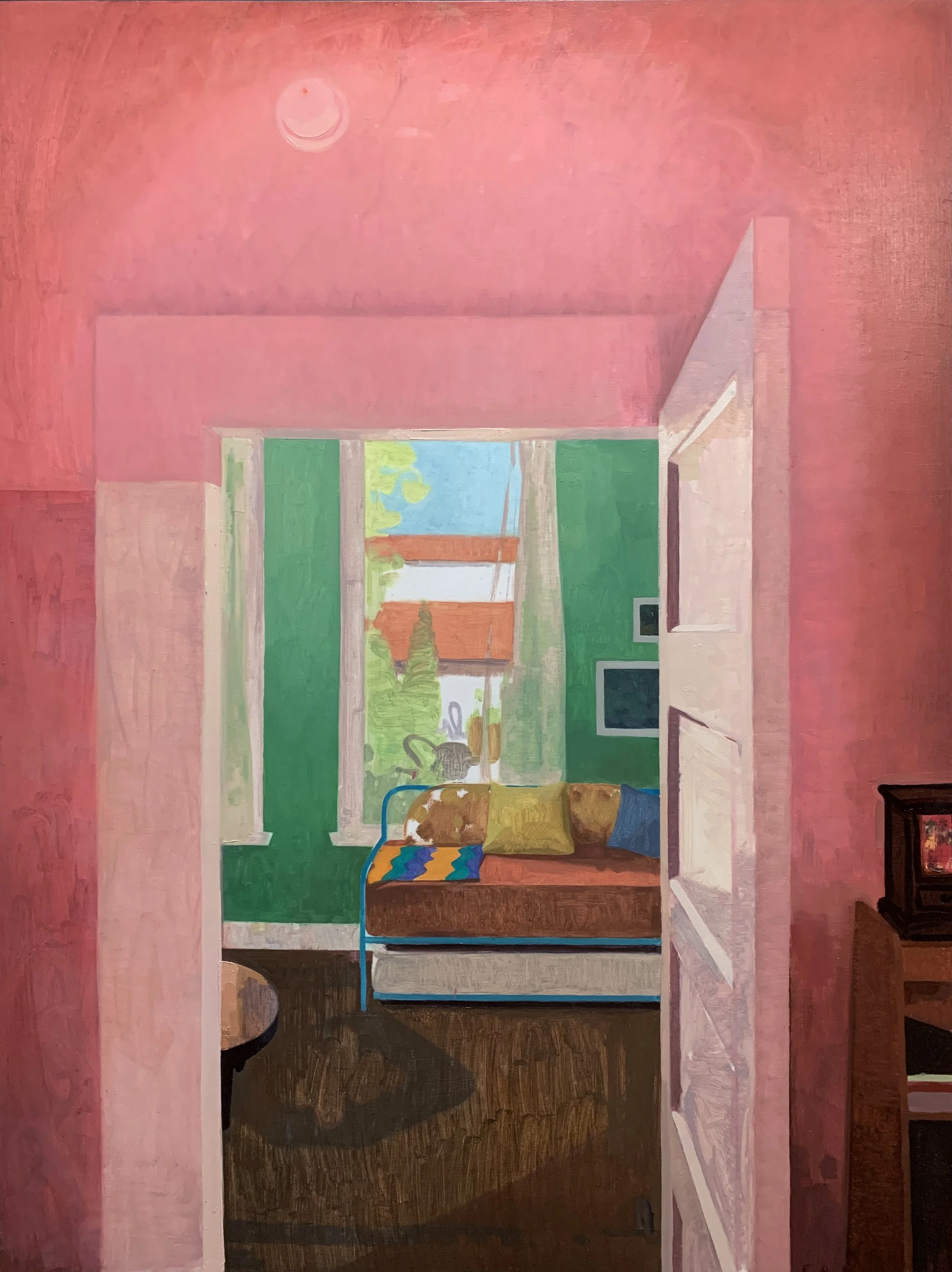 Threshold in Pink and Green