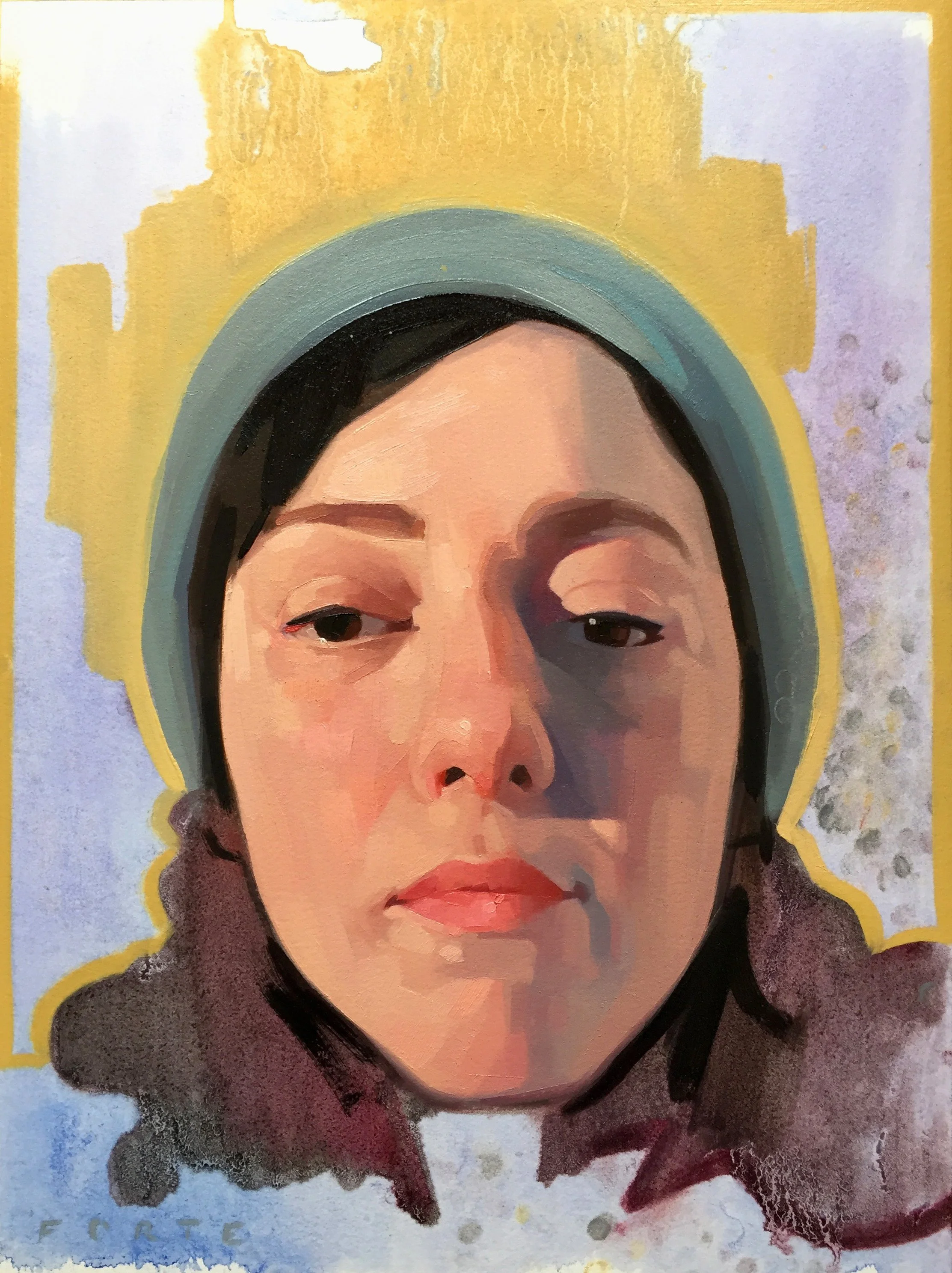 Winter Self Portrait_ oil on paper, 12%22x16%22.jpg