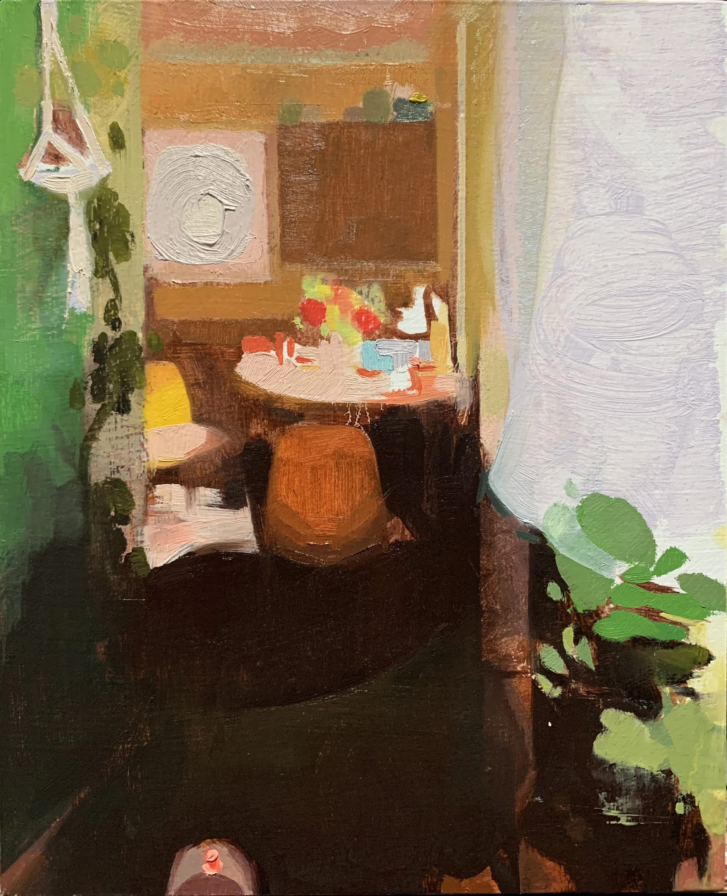 Spirit Ear, oil on wood, 8x10,felicia forte.jpg