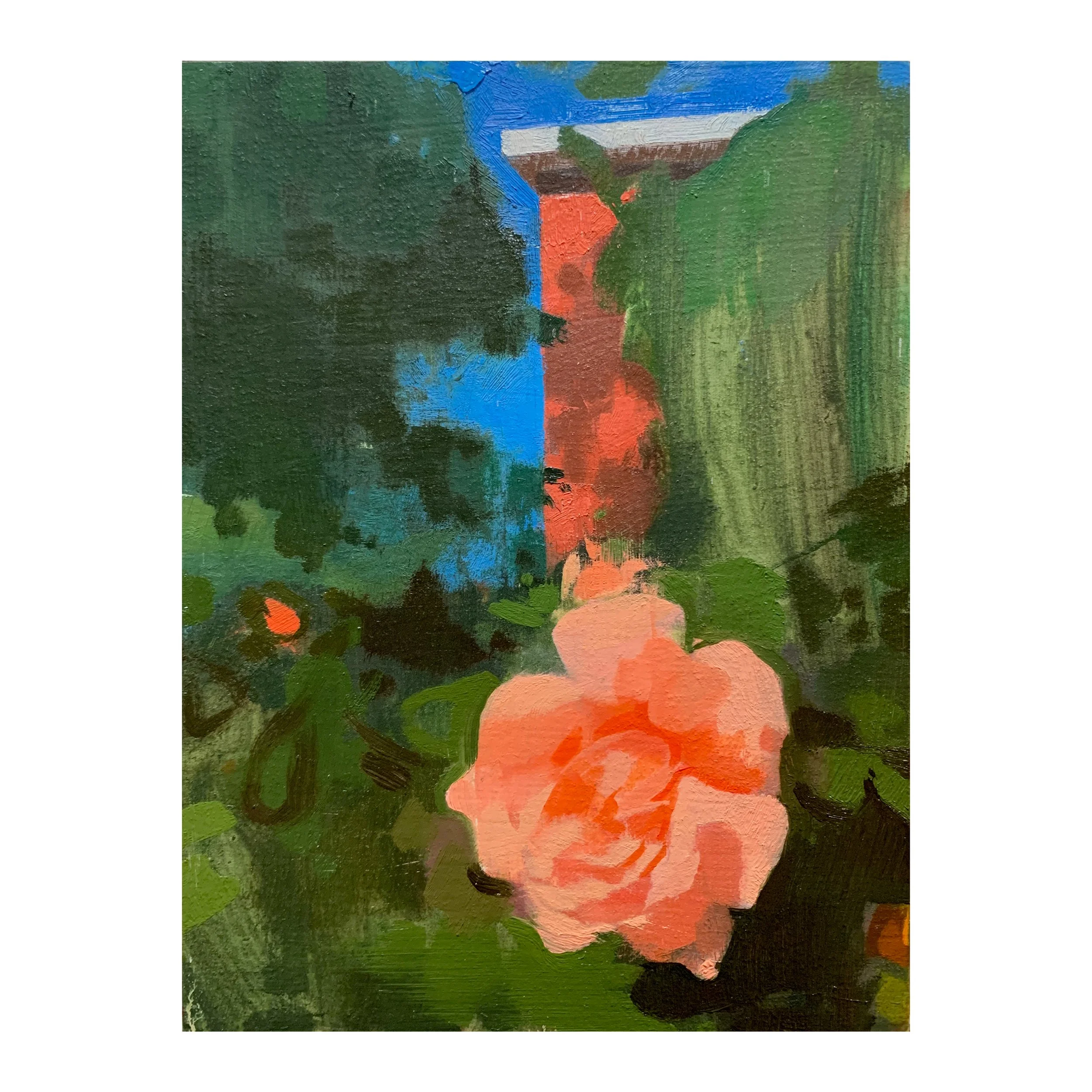 A Nine Place, oil on wood, 6"x8", $845