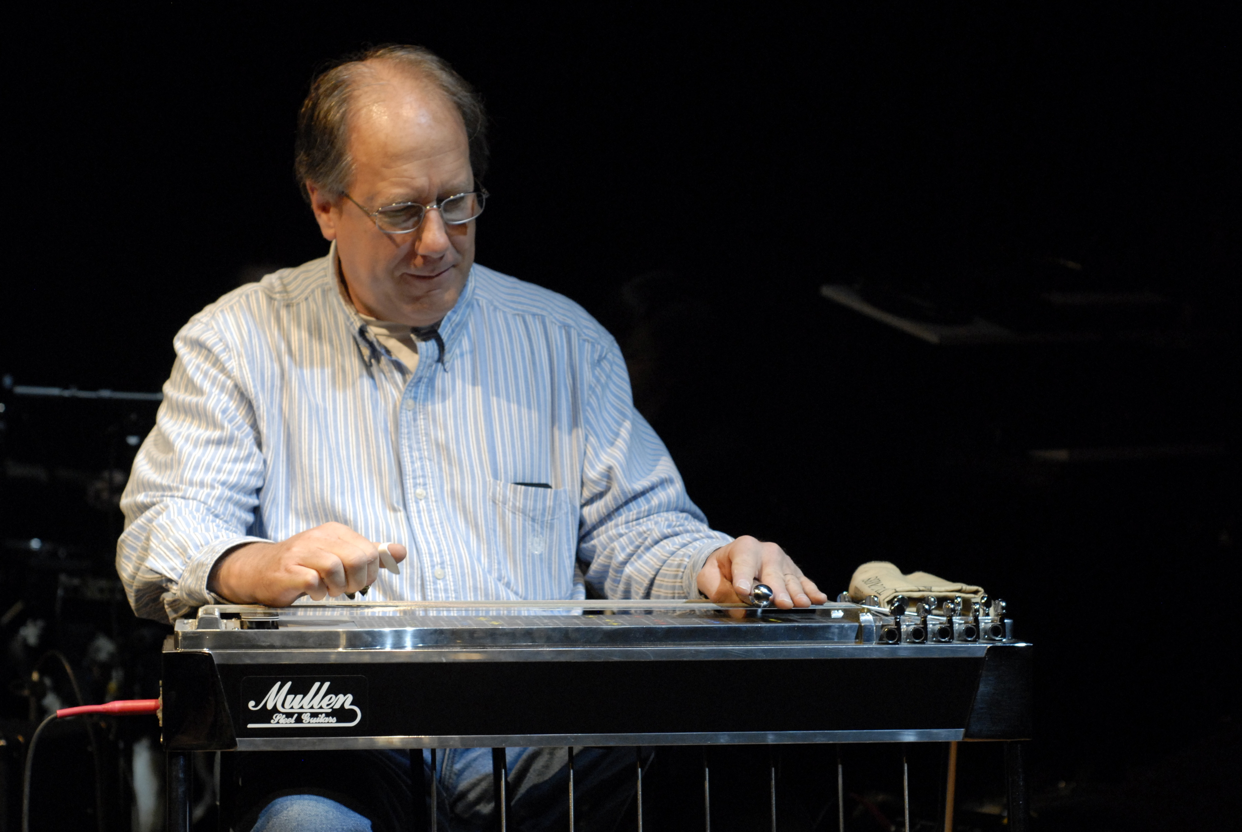  Eli Hall plays pedal steel guitar with 40 Gallon Baptist at the Slant Culture Theatre Festival 