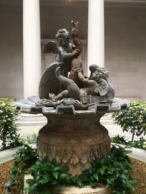 What did that goose ever do to those cherubs? 