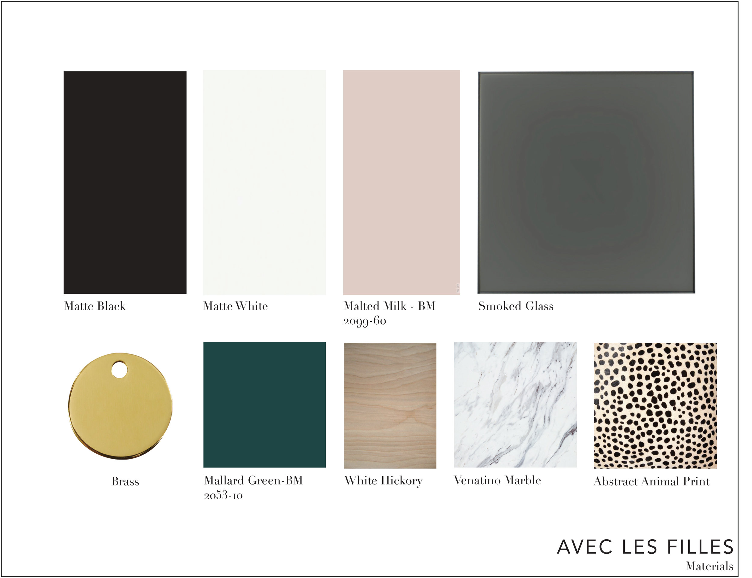 Color and Material board