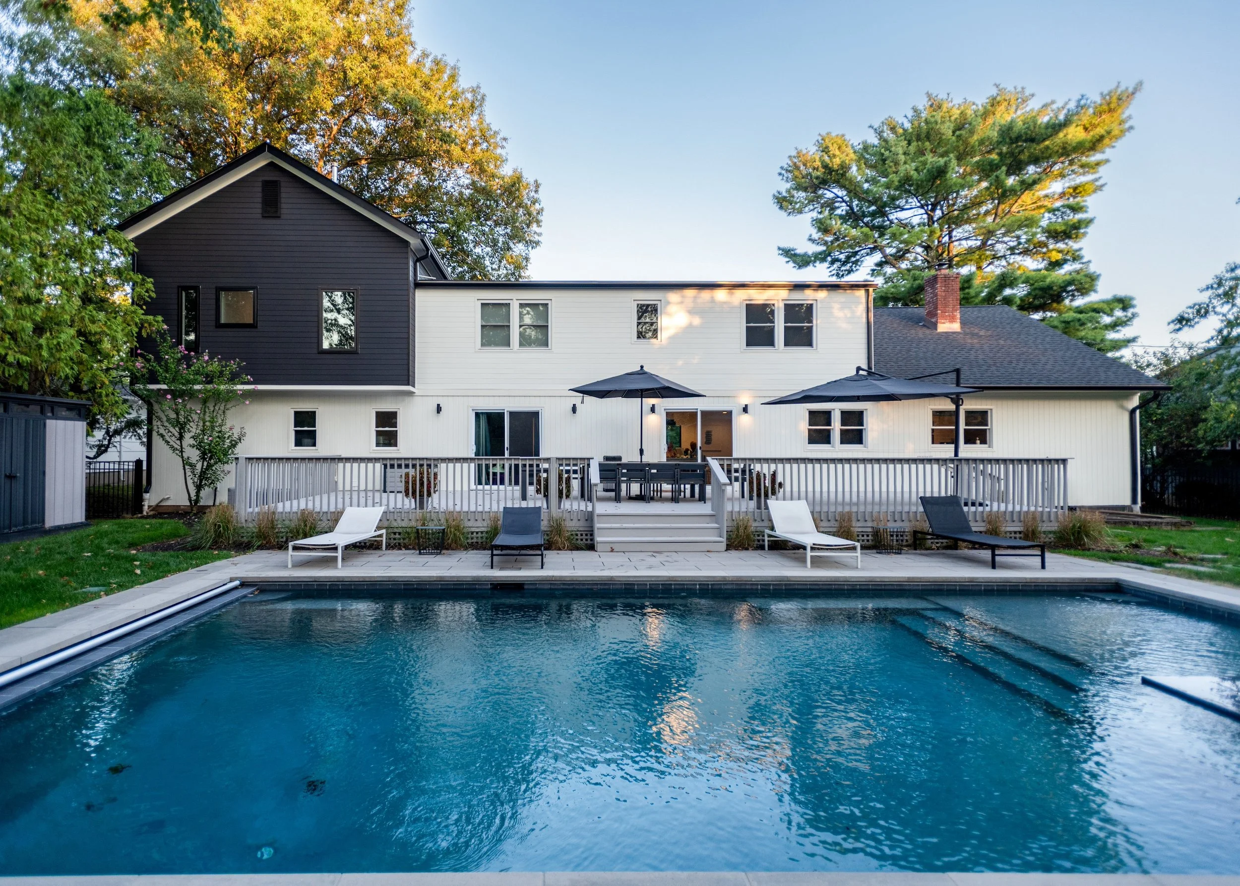 Contemporary Renovation NJ, Black and White Modern Home, High-Performance Windows, Maplewood Construction, NJ Remodeling Contractor, Exterior Home Remodel.JPG
