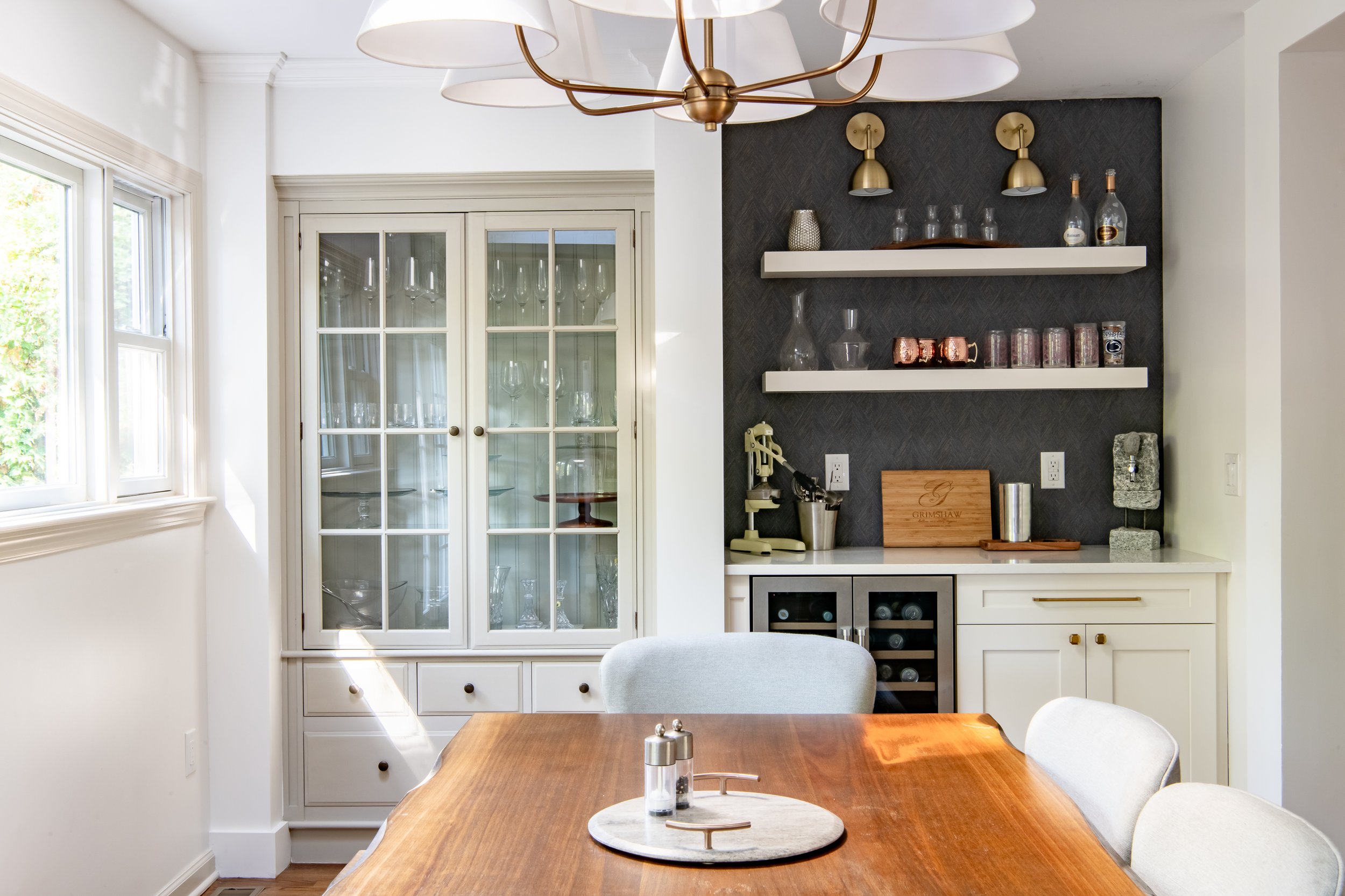 Custom design green cabinets Chatham NJ.jpg