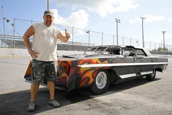 Larry the Cable Guy takes his History show to Crash-O-Rama in Bithlo.