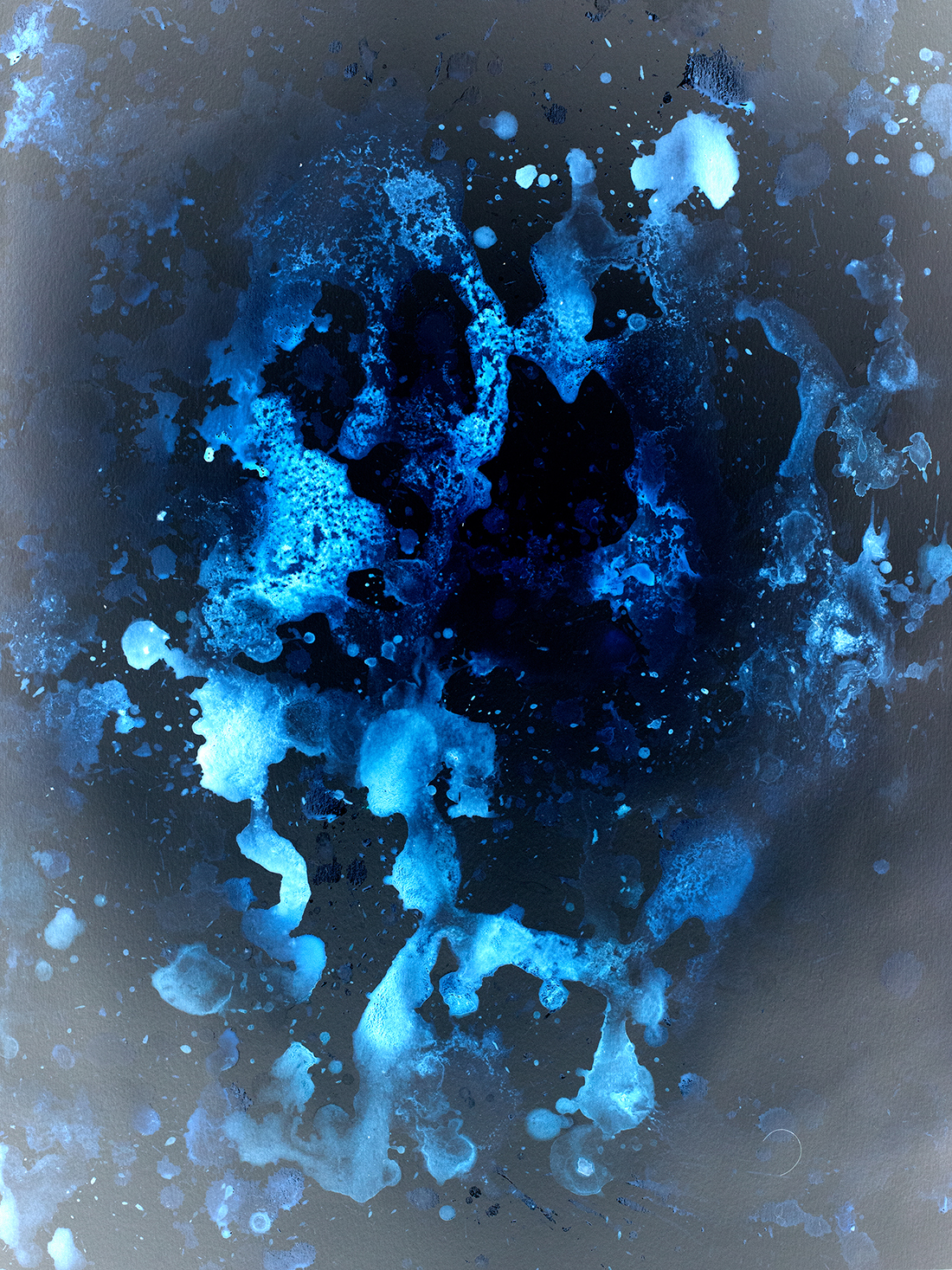 Copy of blue heart of the nebula (2013, pigment print, 48 in x 36 in) 
