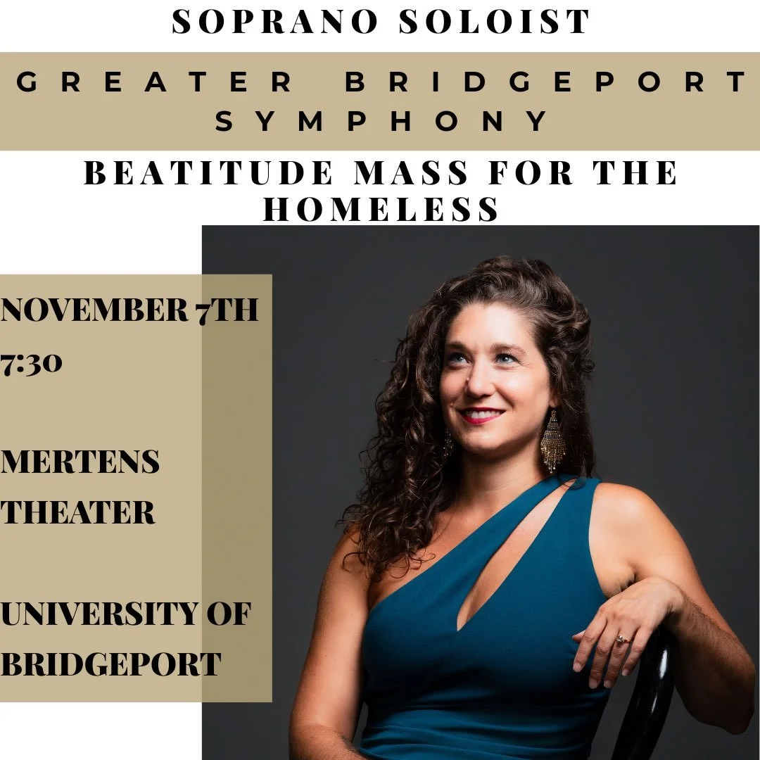 Looking forward to this next week! Glad to be joining @greaterbridgeportsymphony for Henry Mollicone&rsquo;s Beatitude Mass for the homeless. It&rsquo;s a very moving piece that features the narratives of two homeless individuals juxtaposed within th