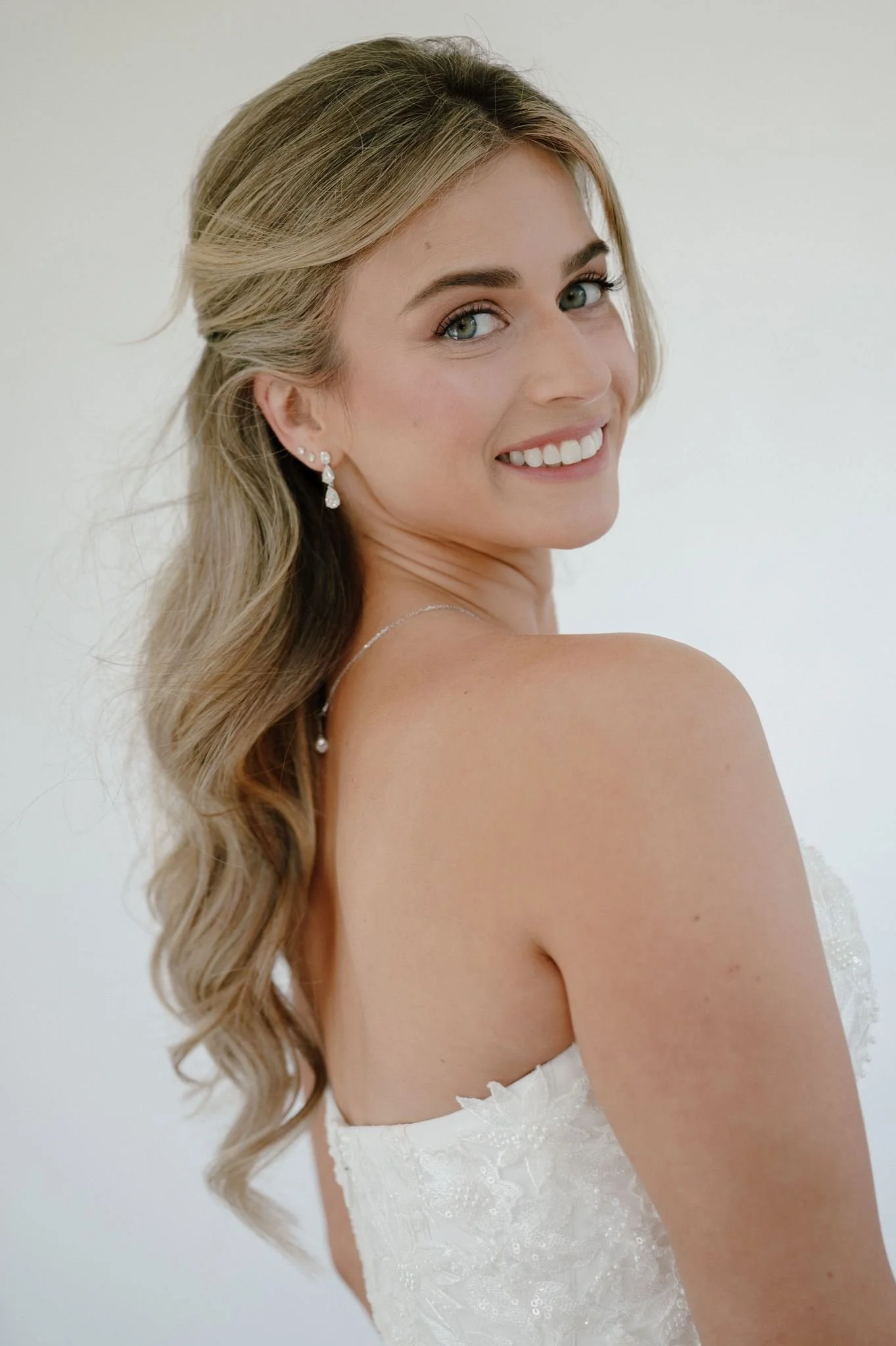 happy bride looking at you