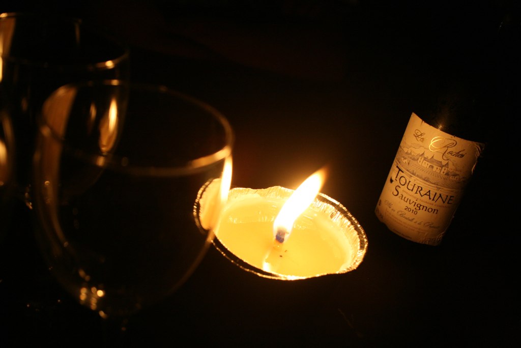 Wine by candlelight, anyone?