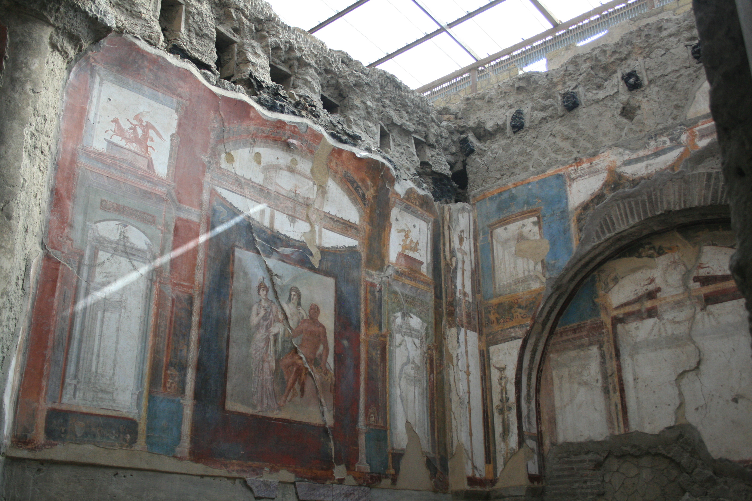 The Sede degli Augustali at Herculaneum