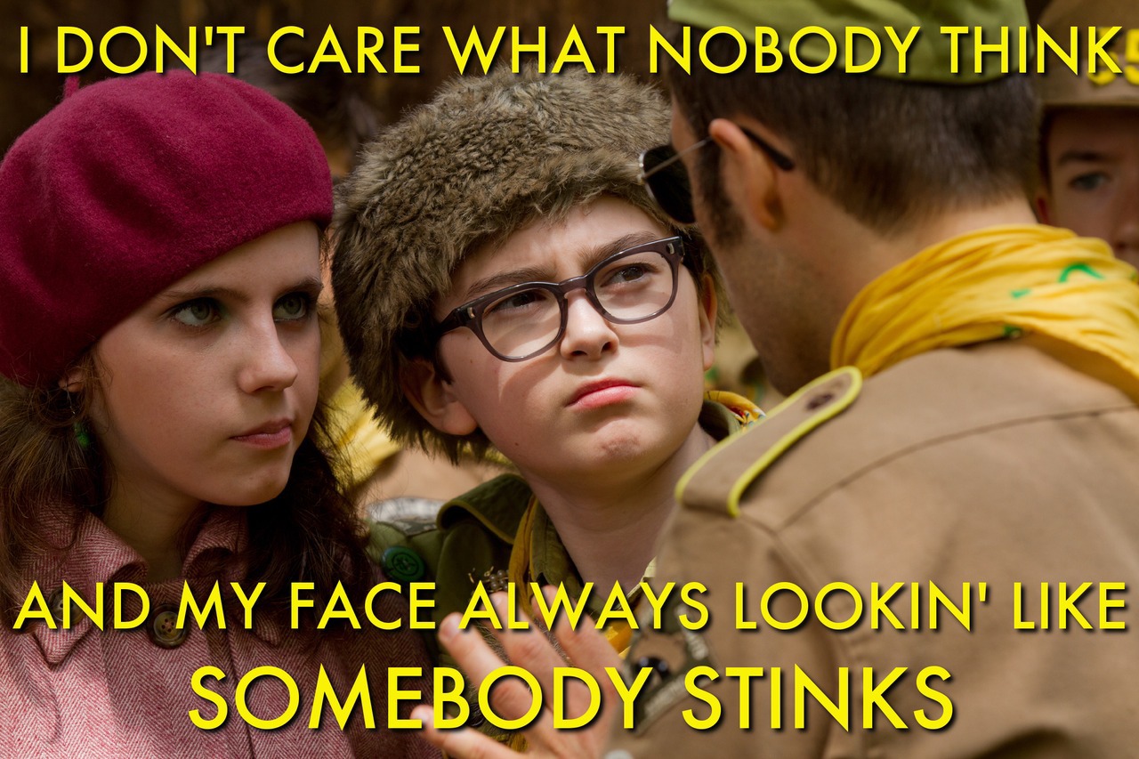Courtesy of Kanye Wes Anderson (sorry, couldn't resist)