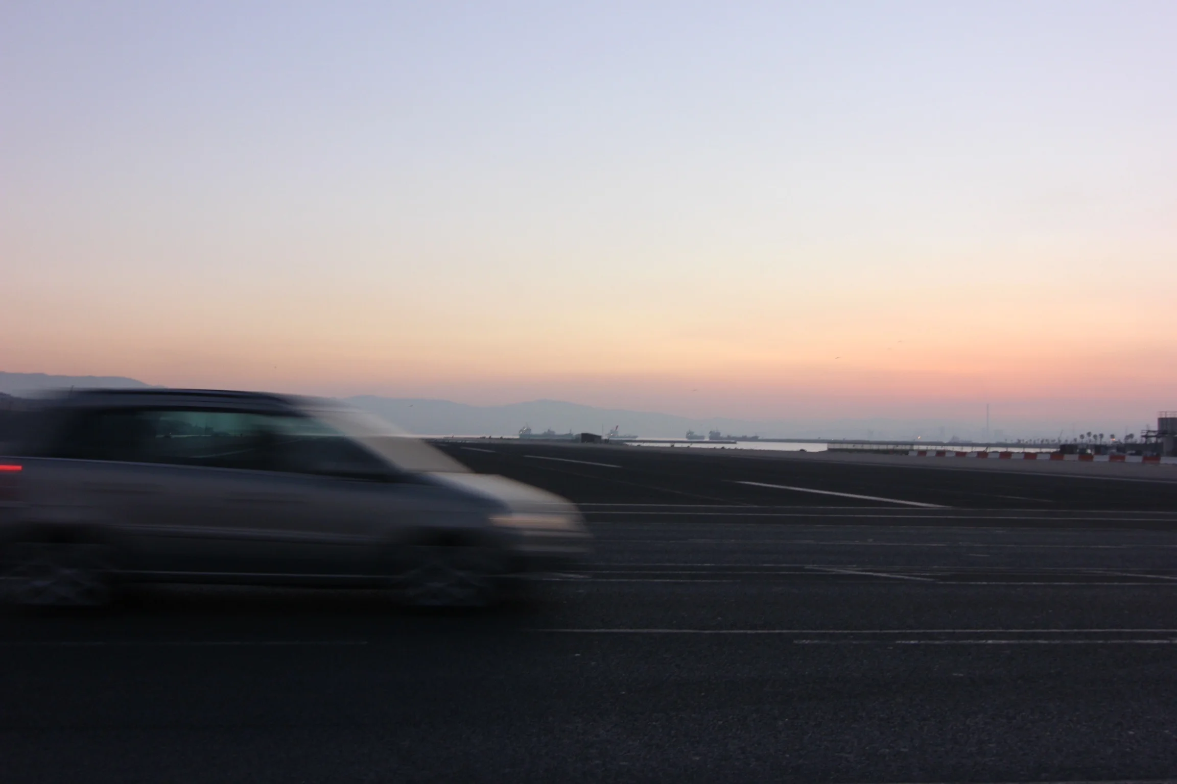 There's something oddly romantic about an airstrip at sunset.