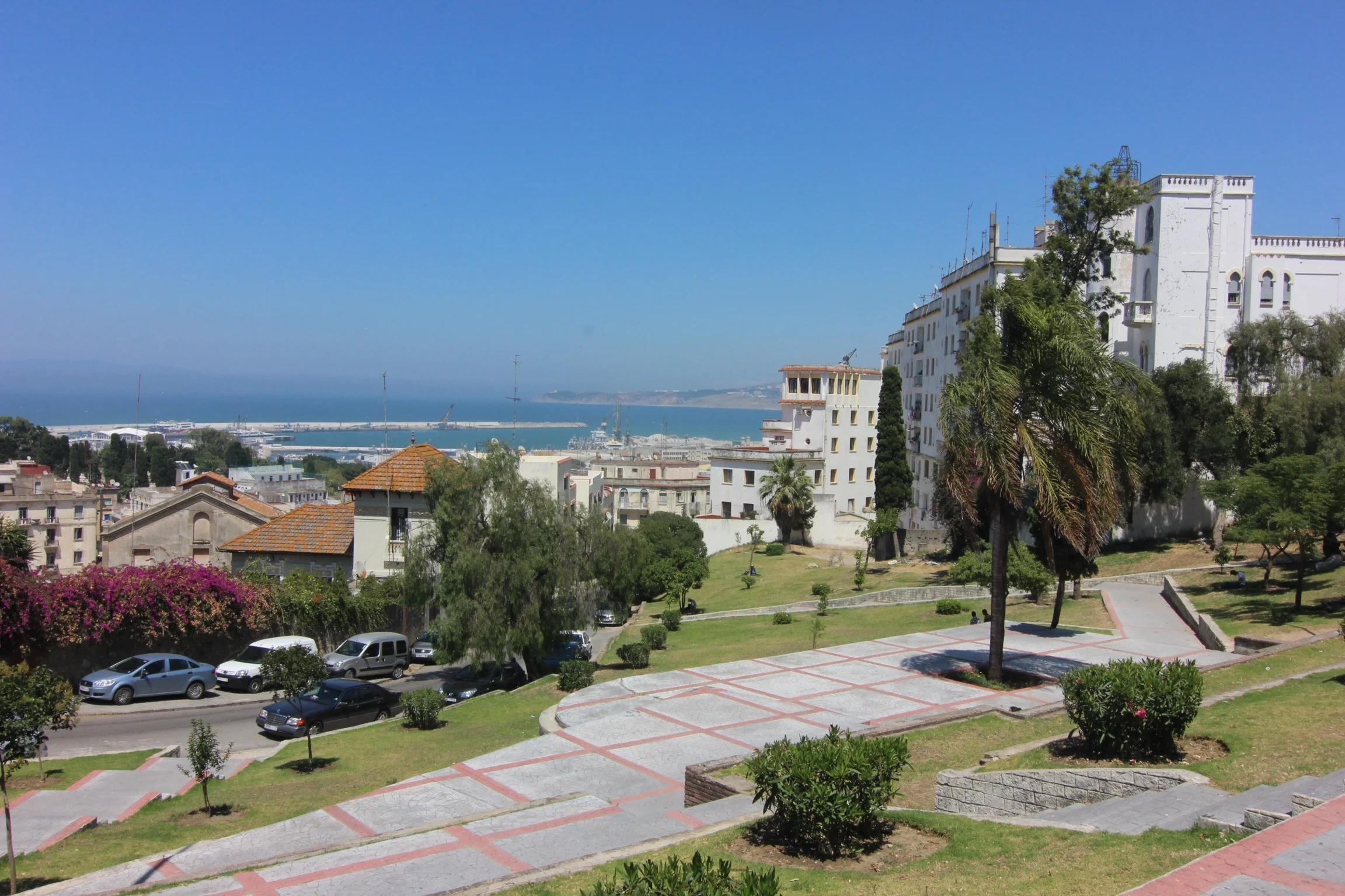 The new city feels spacious after the medina.