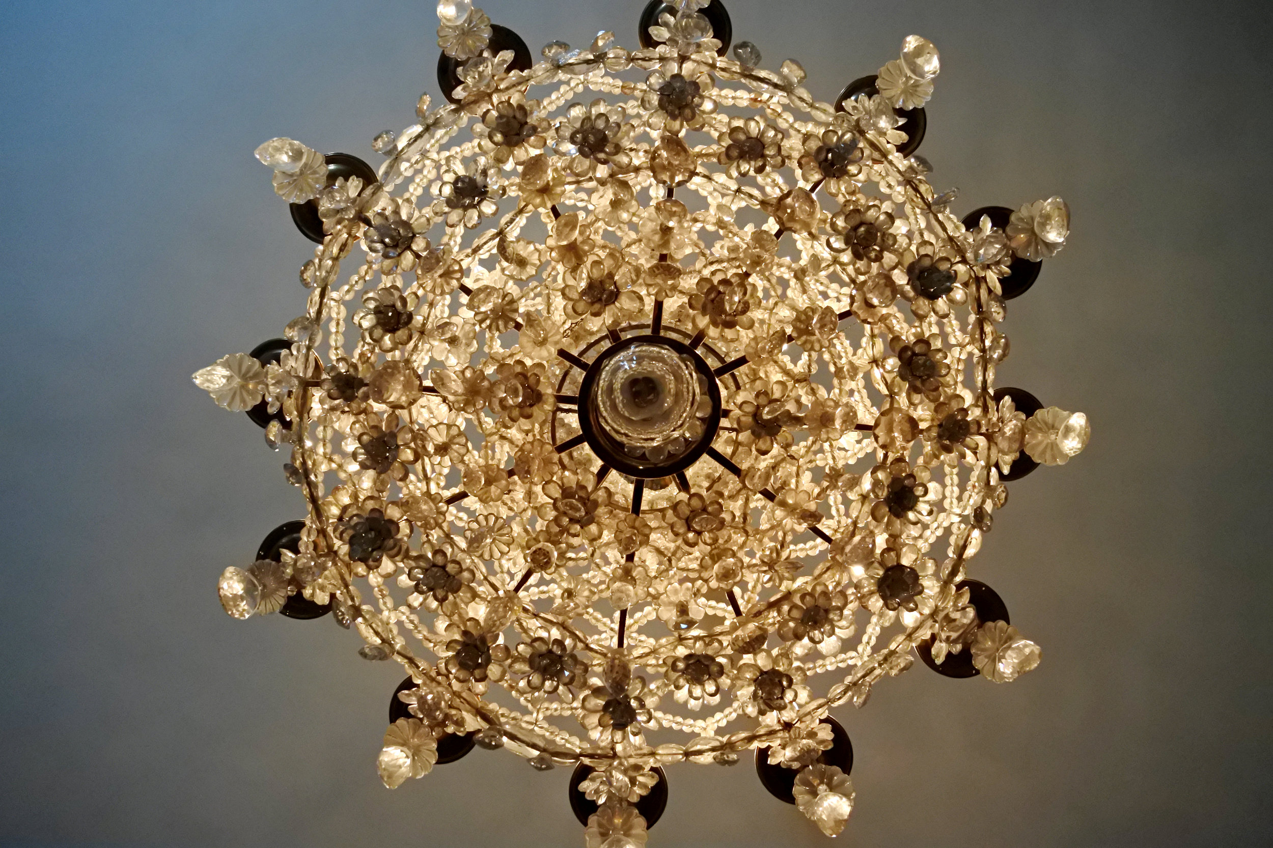 Chandelier detail.