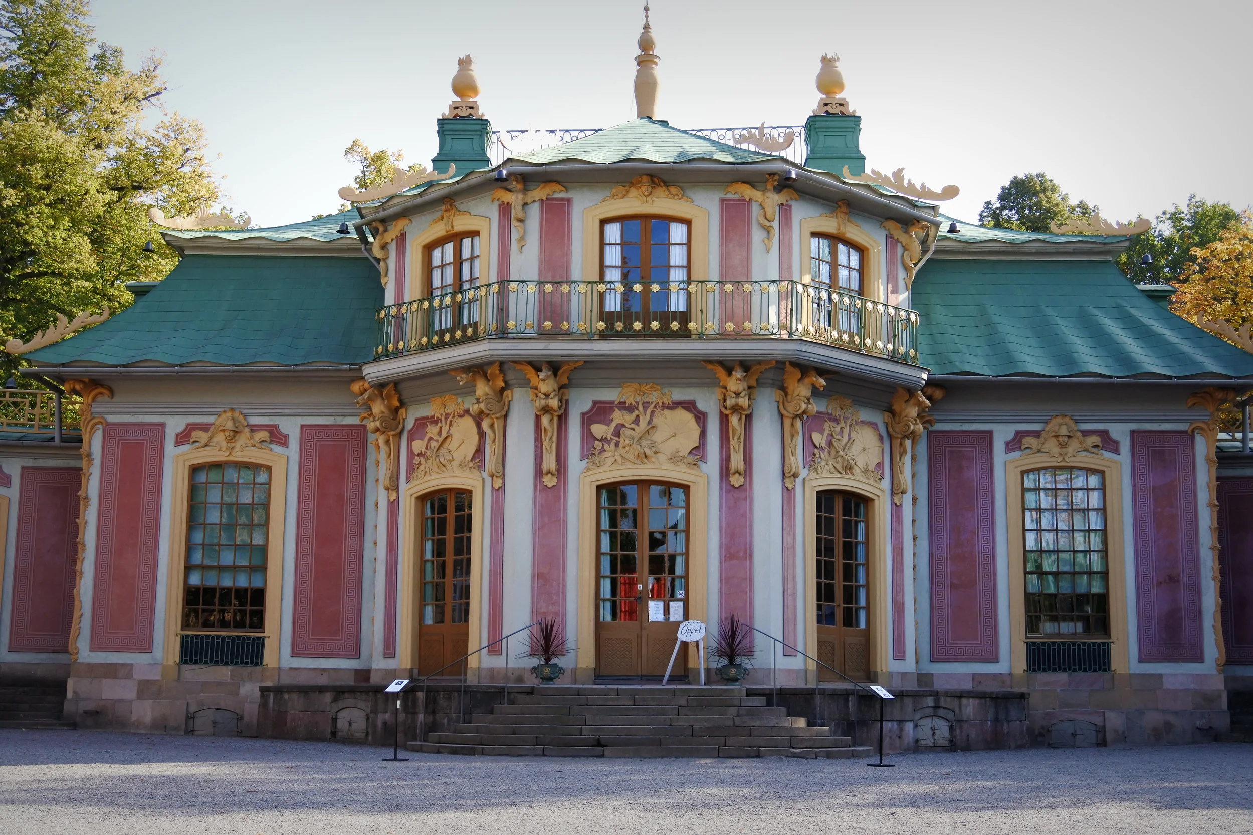 Chinese Pavilion exterior.