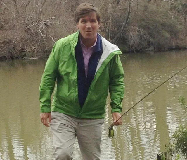 Tucker Carlson Caught with his Fly Down
