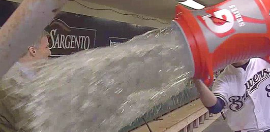 Slow Reflexs Means Reporter Gets Wet