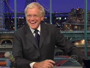 Letterman's Top 10 is About Fired Anchor