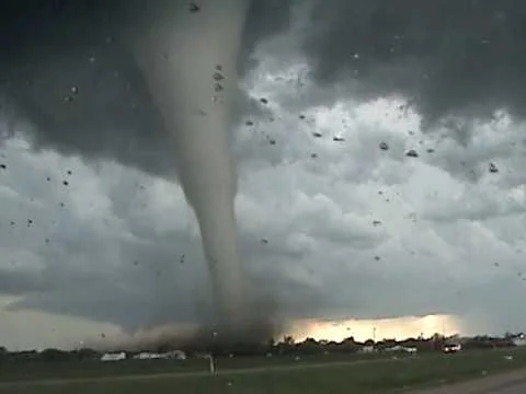 Tornado Wrecks Weather Channel's Truck