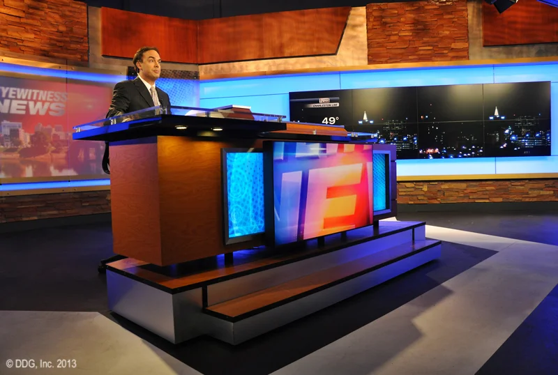 Charleston Station's News Set up for Emmy