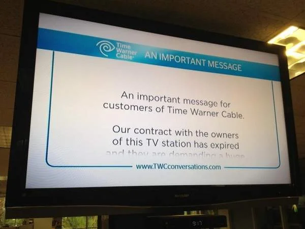 Palm Springs Station Falls off Time Warner Cable