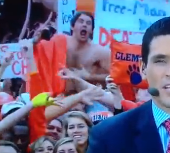 Photobombing ESPN