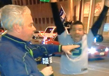 Seahawks Fan Drops Pants during Live Shot