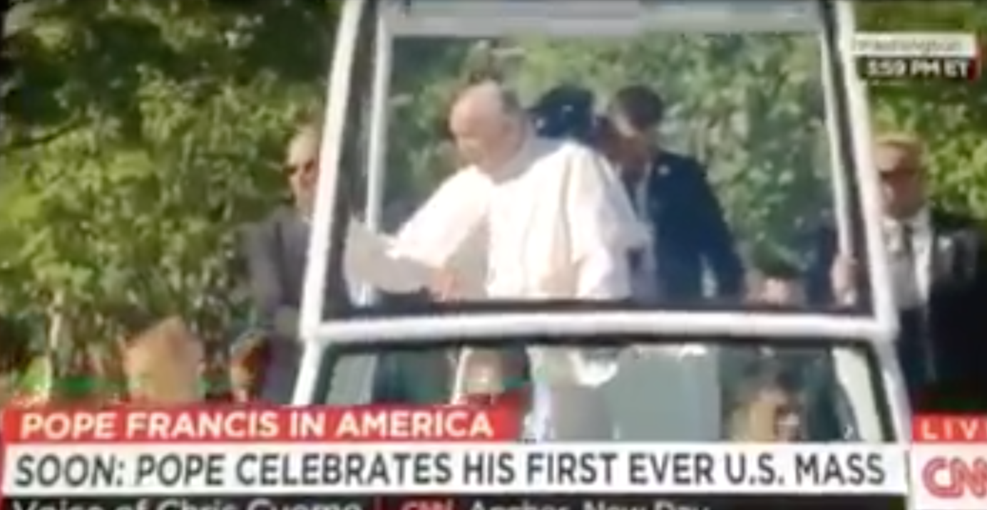 CNN Anchor Gets a Bit Too Excited for the Pope